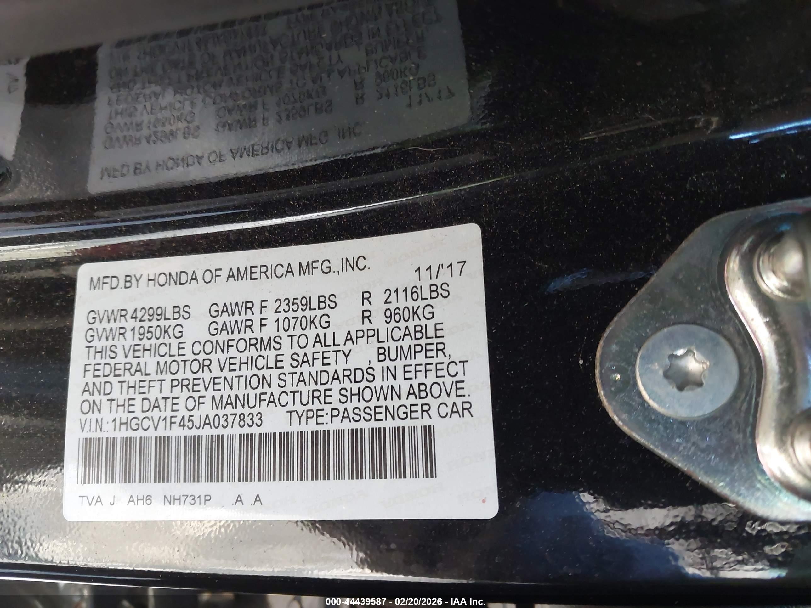 HONDA ACCORD image 9