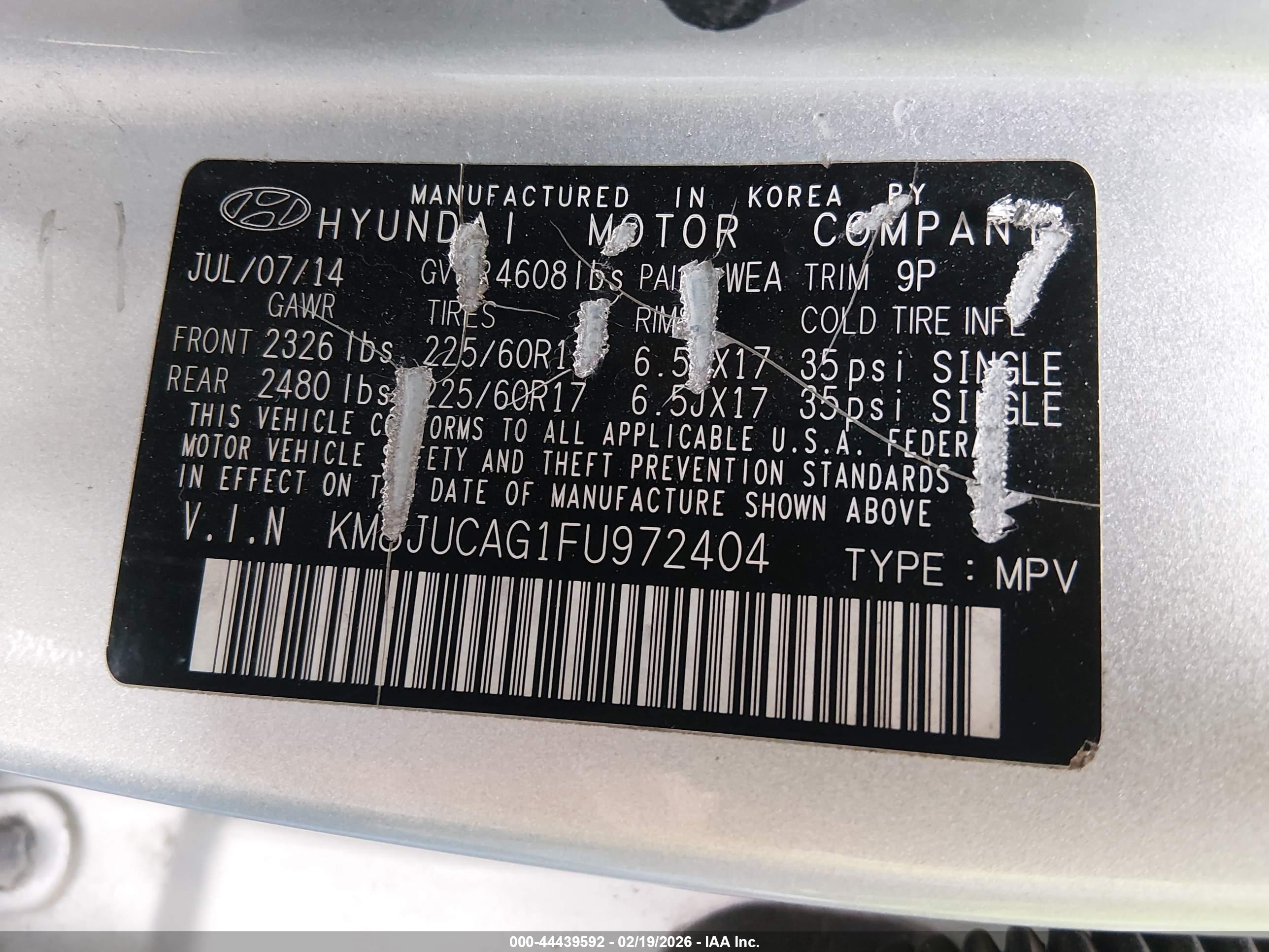 HYUNDAI TUCSON image 9