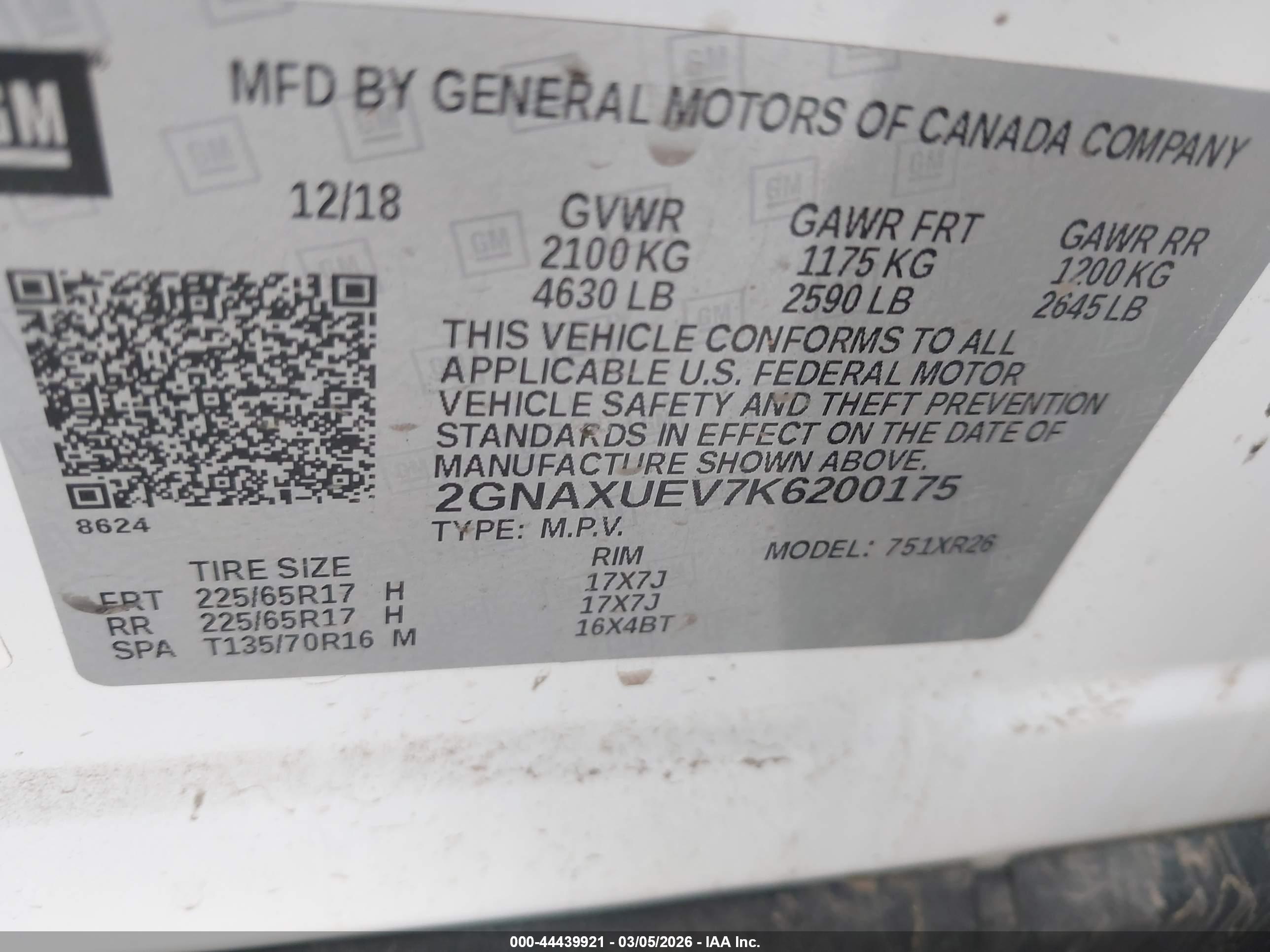 CHEVROLET EQUINOX image 9