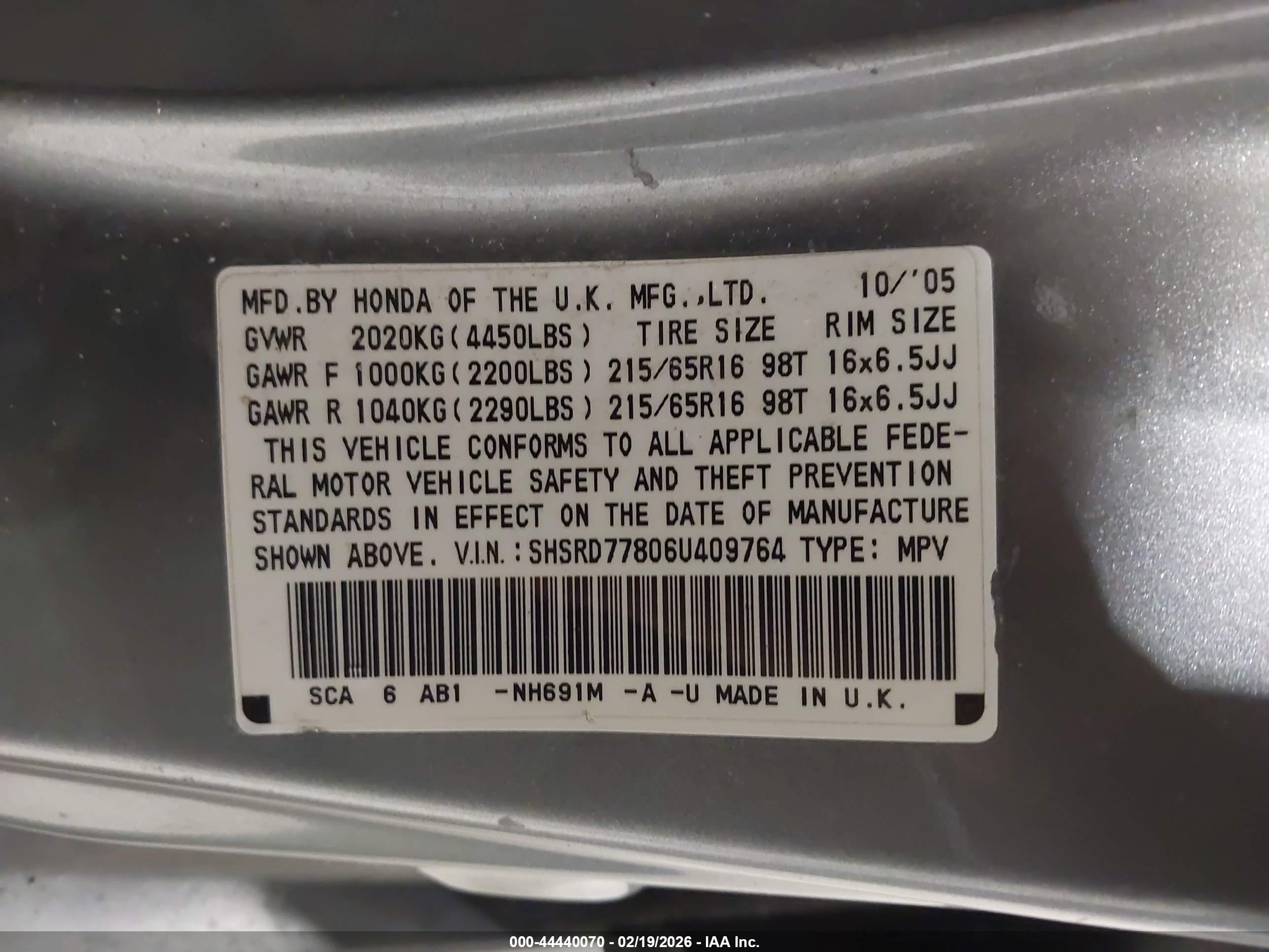 HONDA CR-V image 9