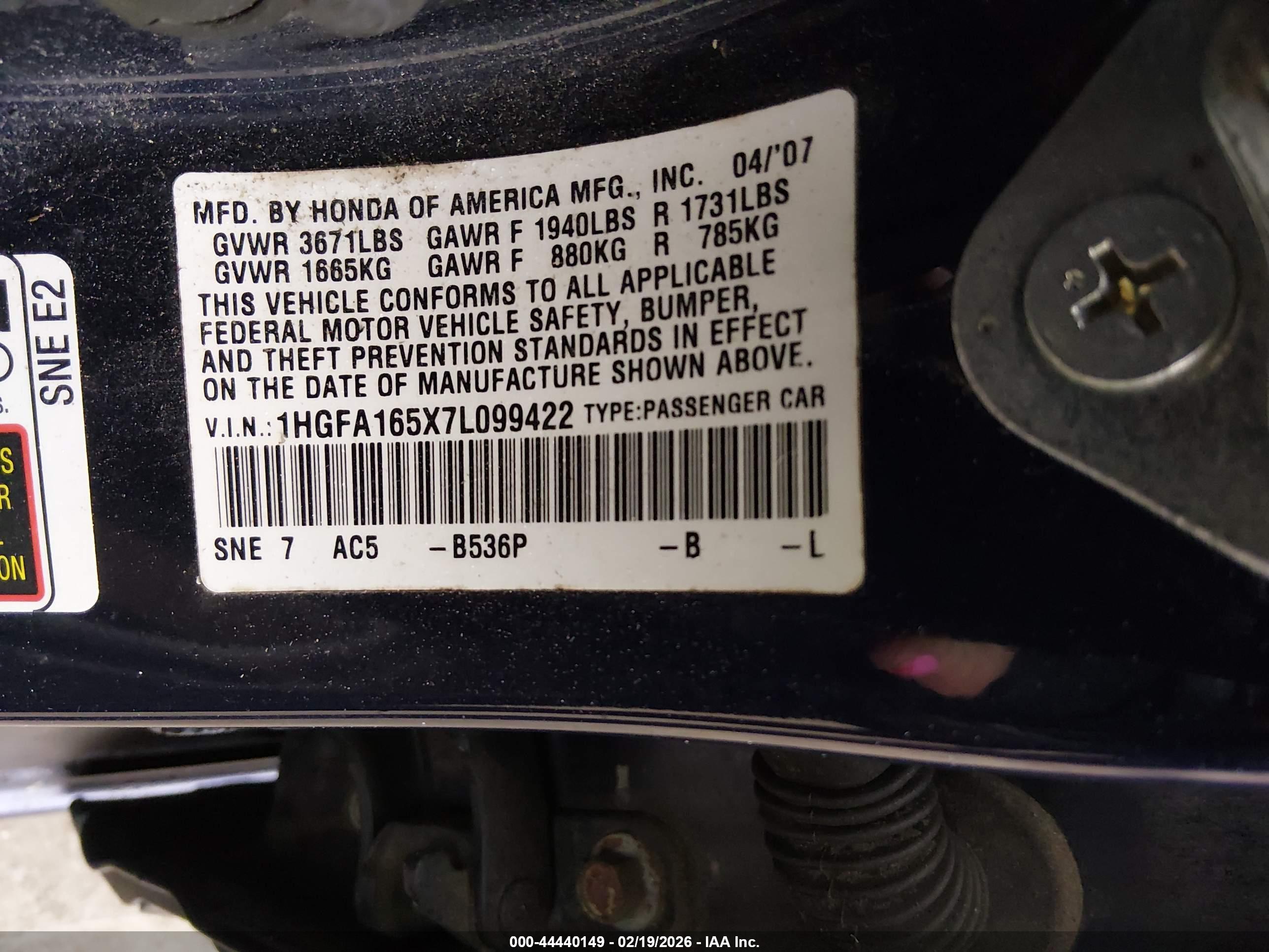 HONDA CIVIC image 9