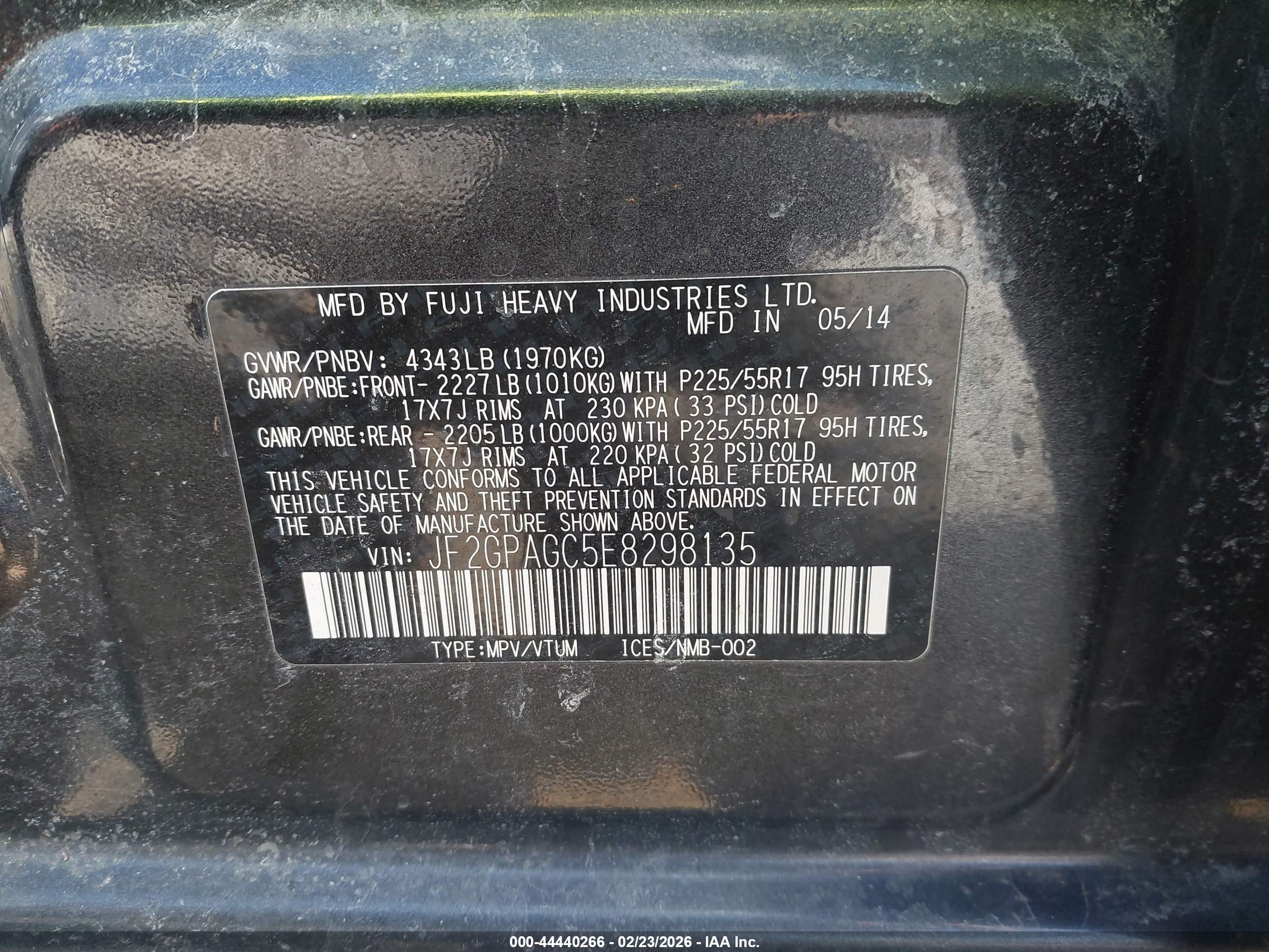 SUBARU XV image 9