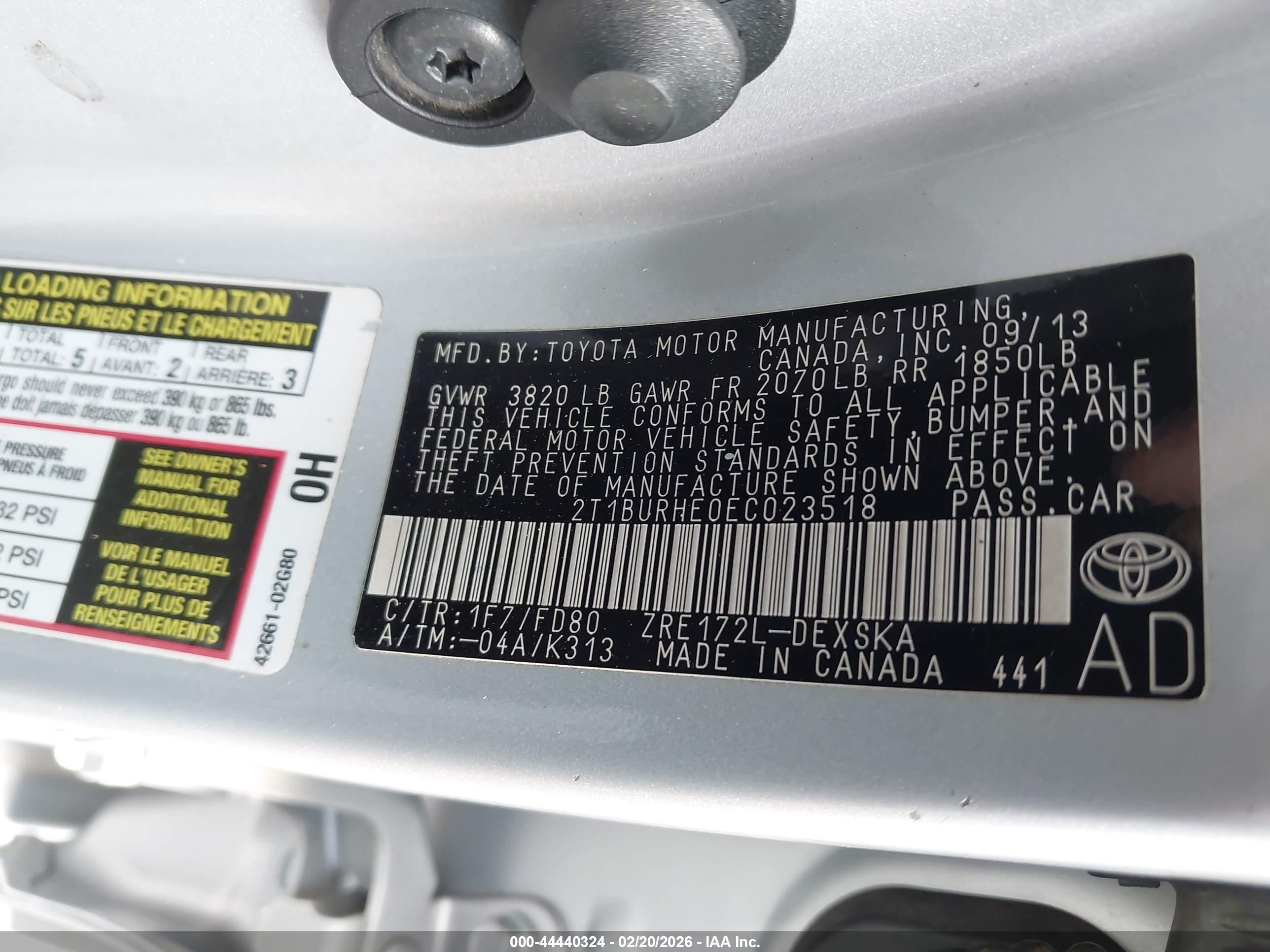 TOYOTA COROLLA image 9