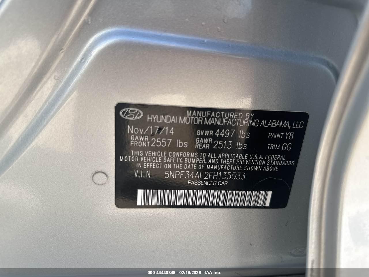 HYUNDAI SONATA image 9
