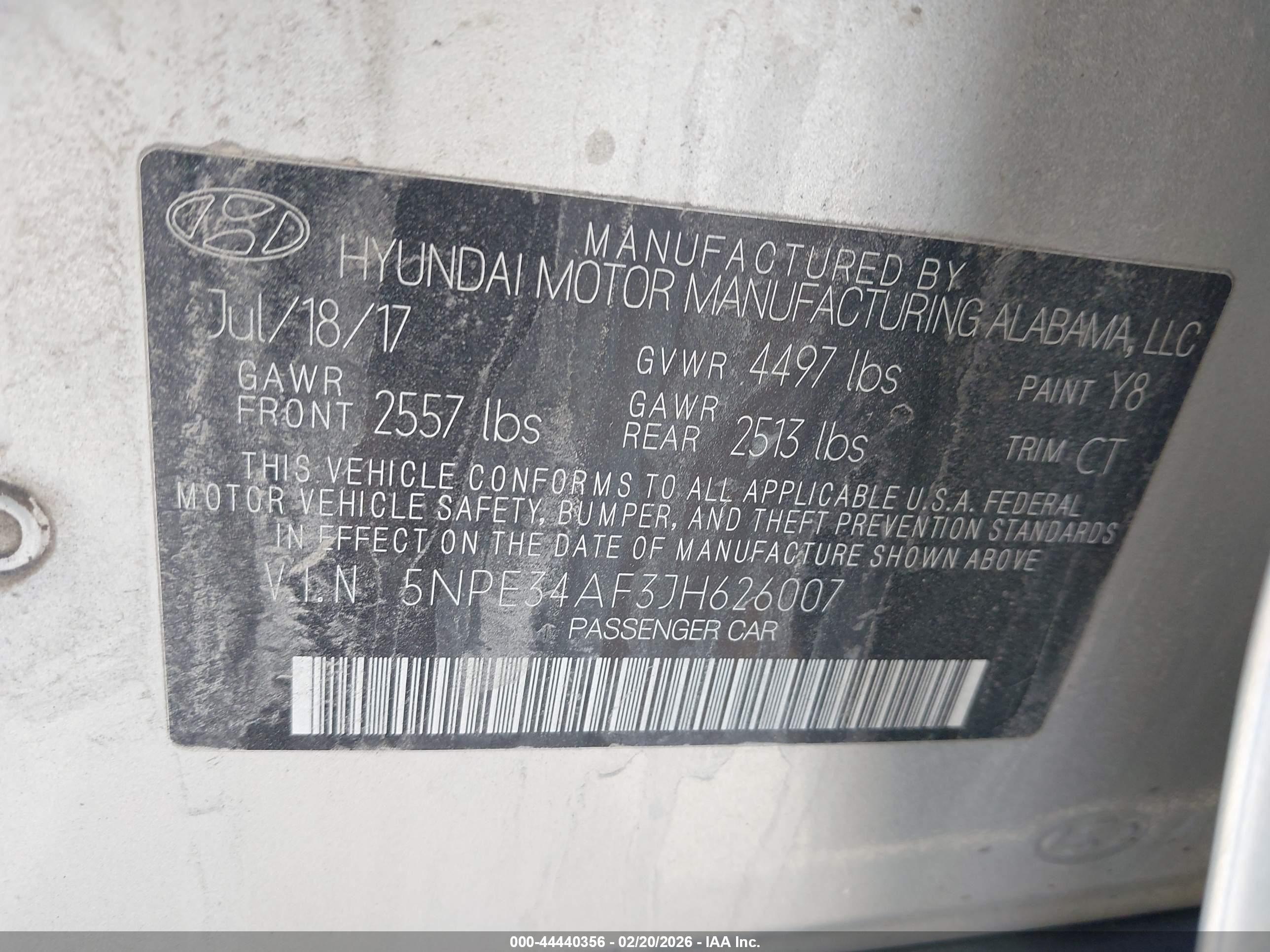 HYUNDAI SONATA image 9