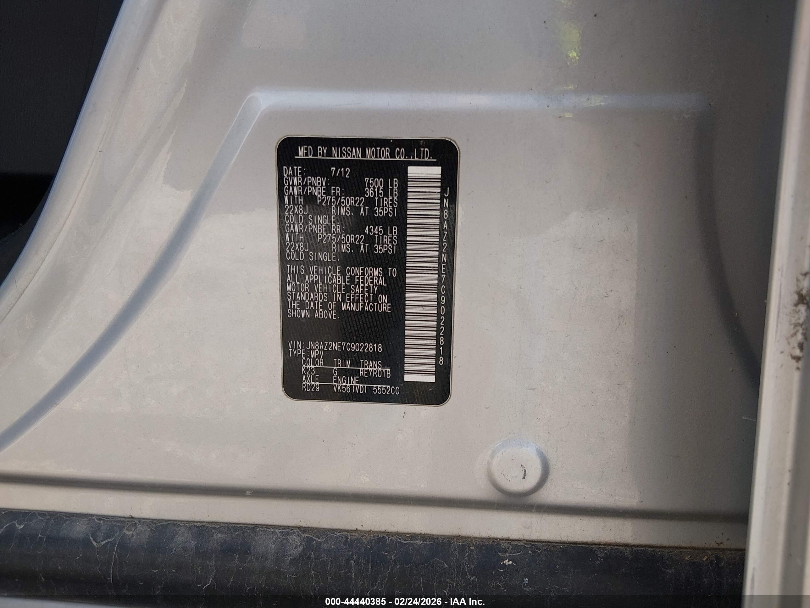 INFINITI QX56 image 9