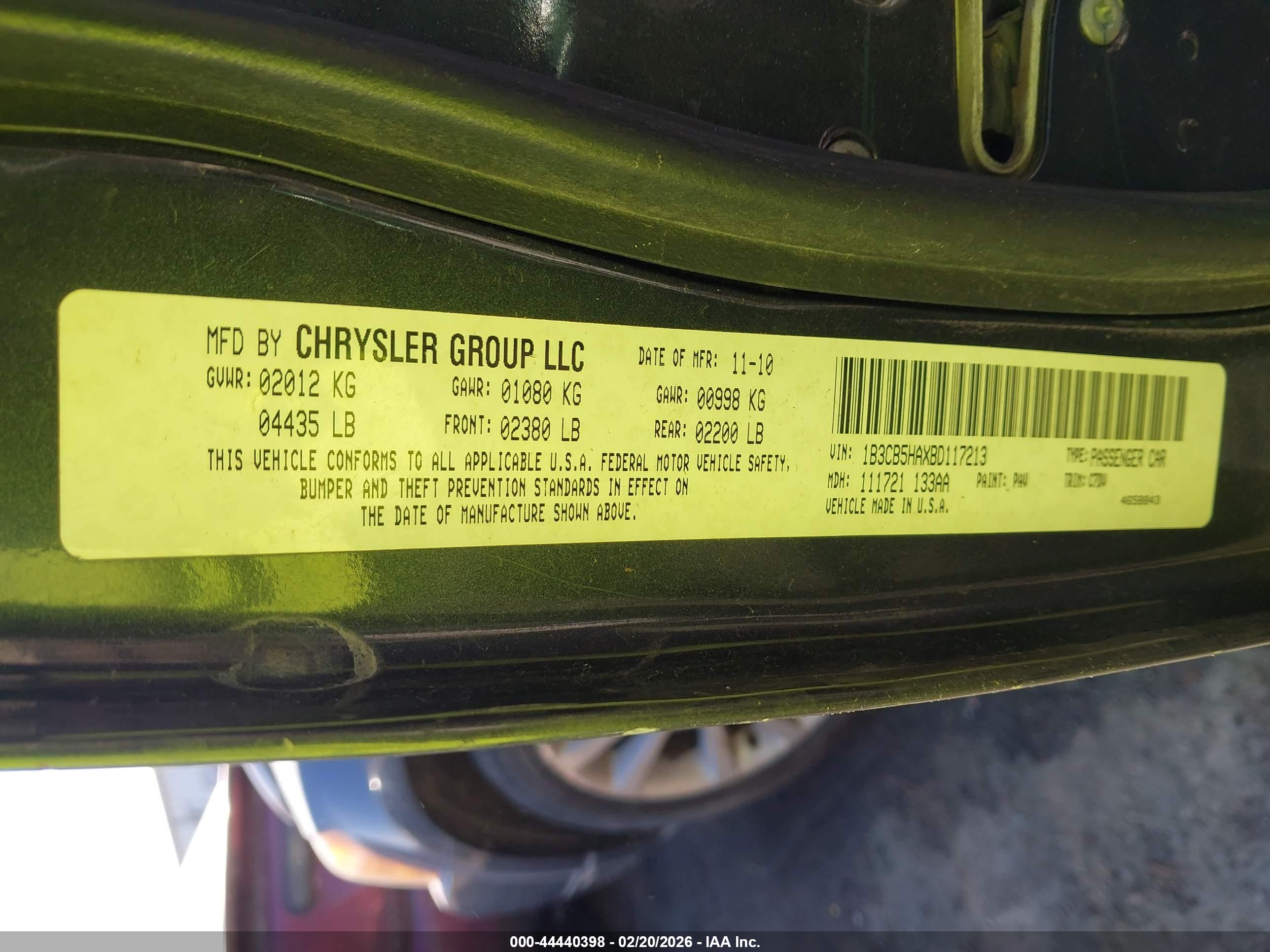 DODGE CALIBER image 9