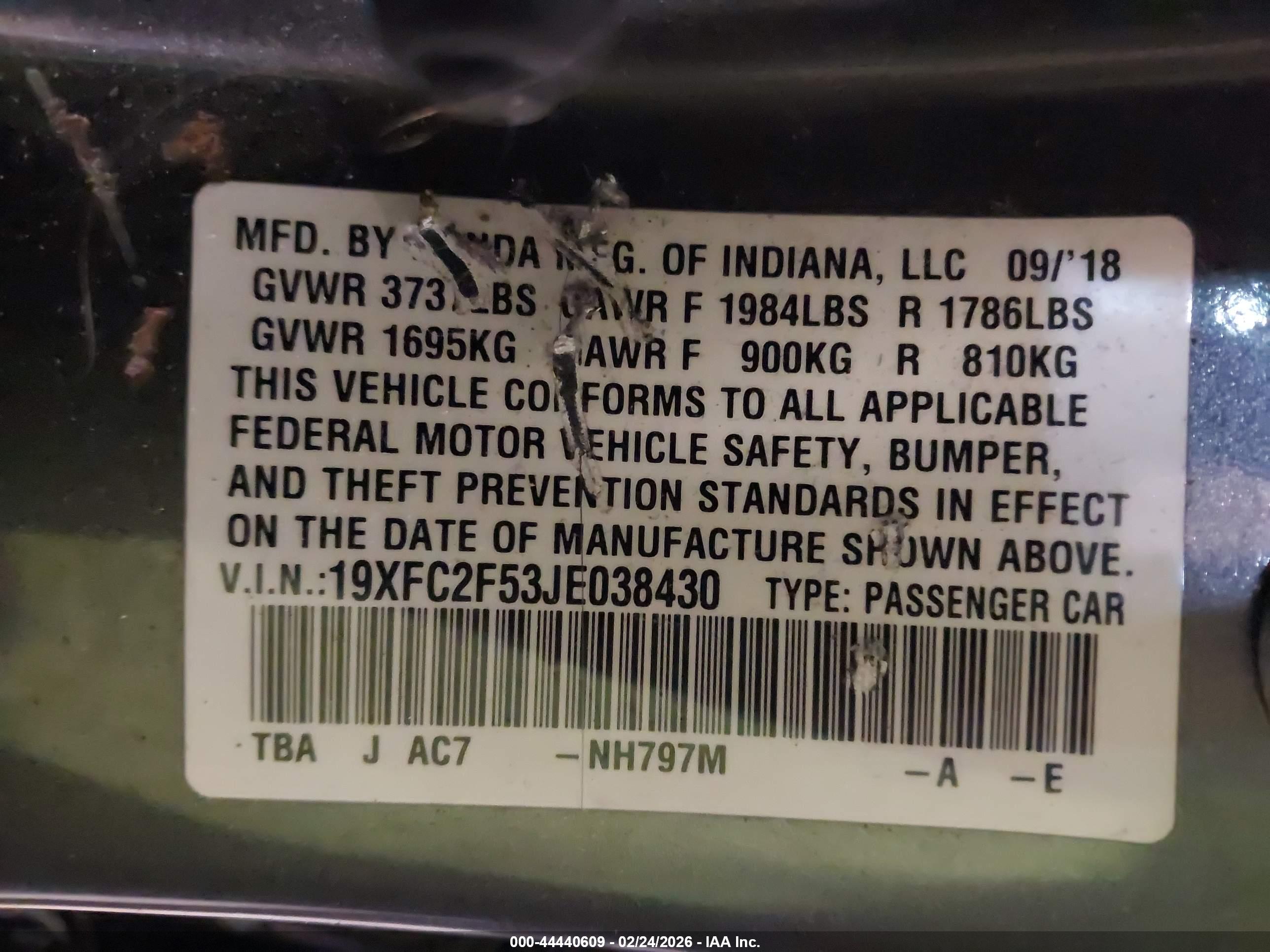 HONDA CIVIC image 9