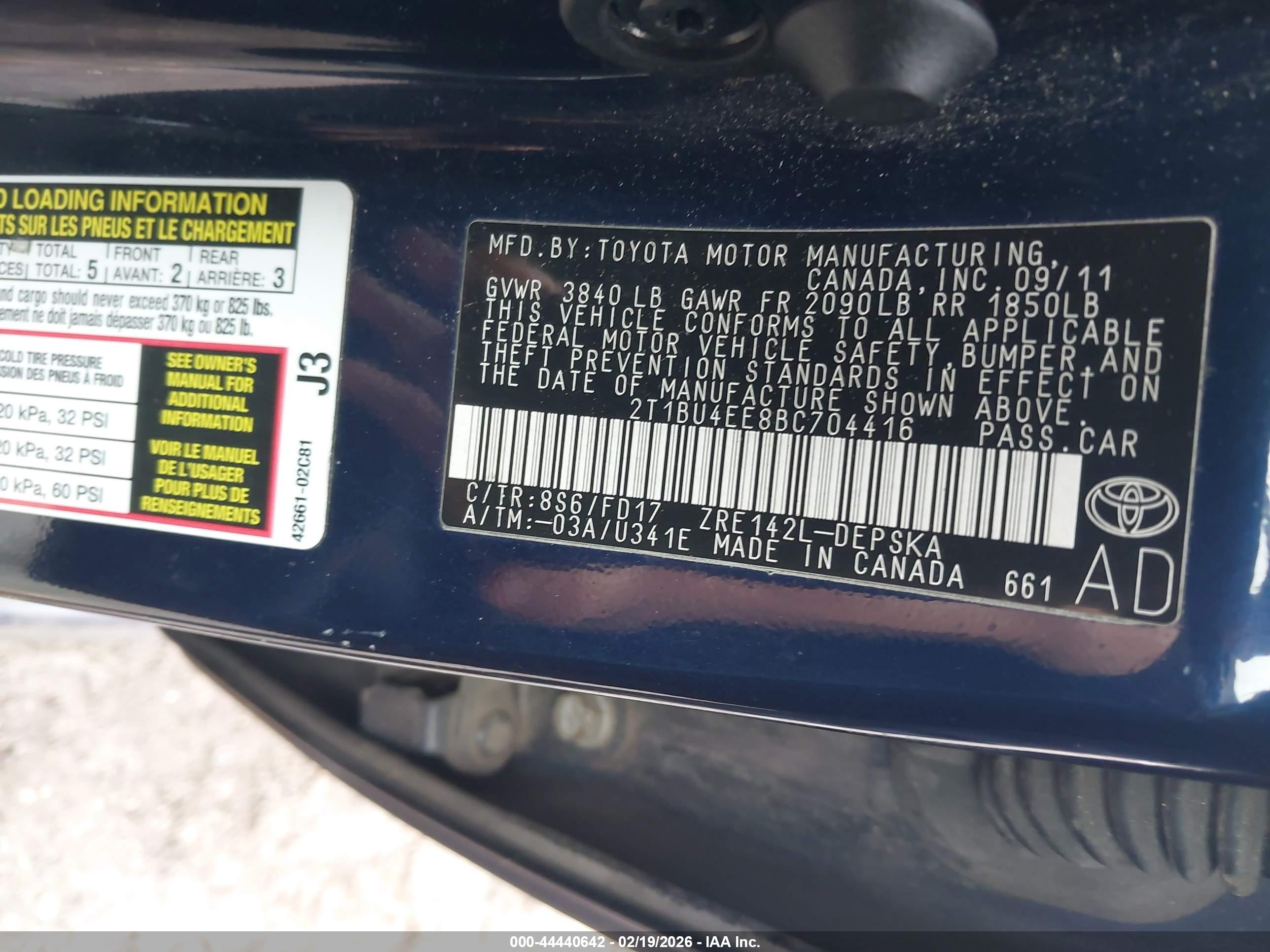 TOYOTA COROLLA image 9