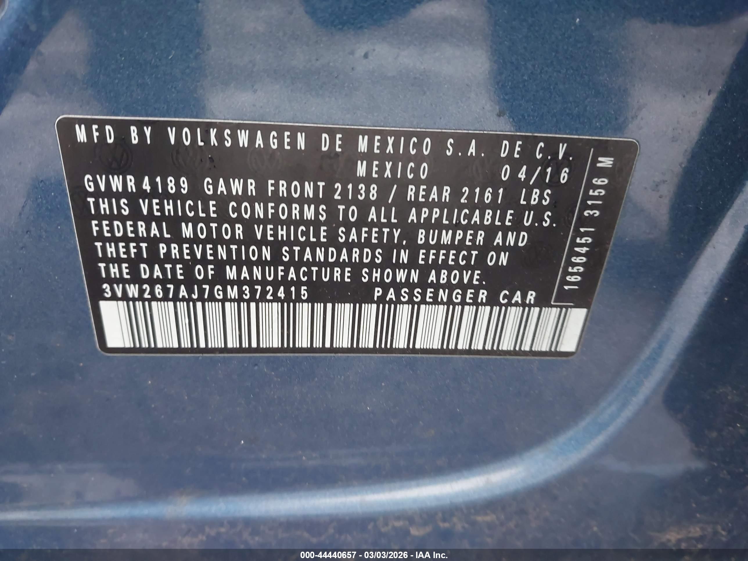 VOLKSWAGEN JETTA image 9