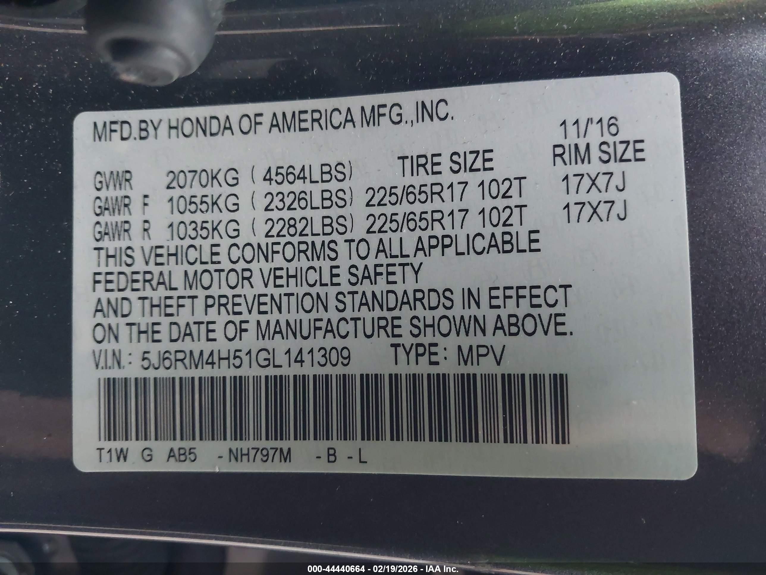 HONDA CR-V image 9