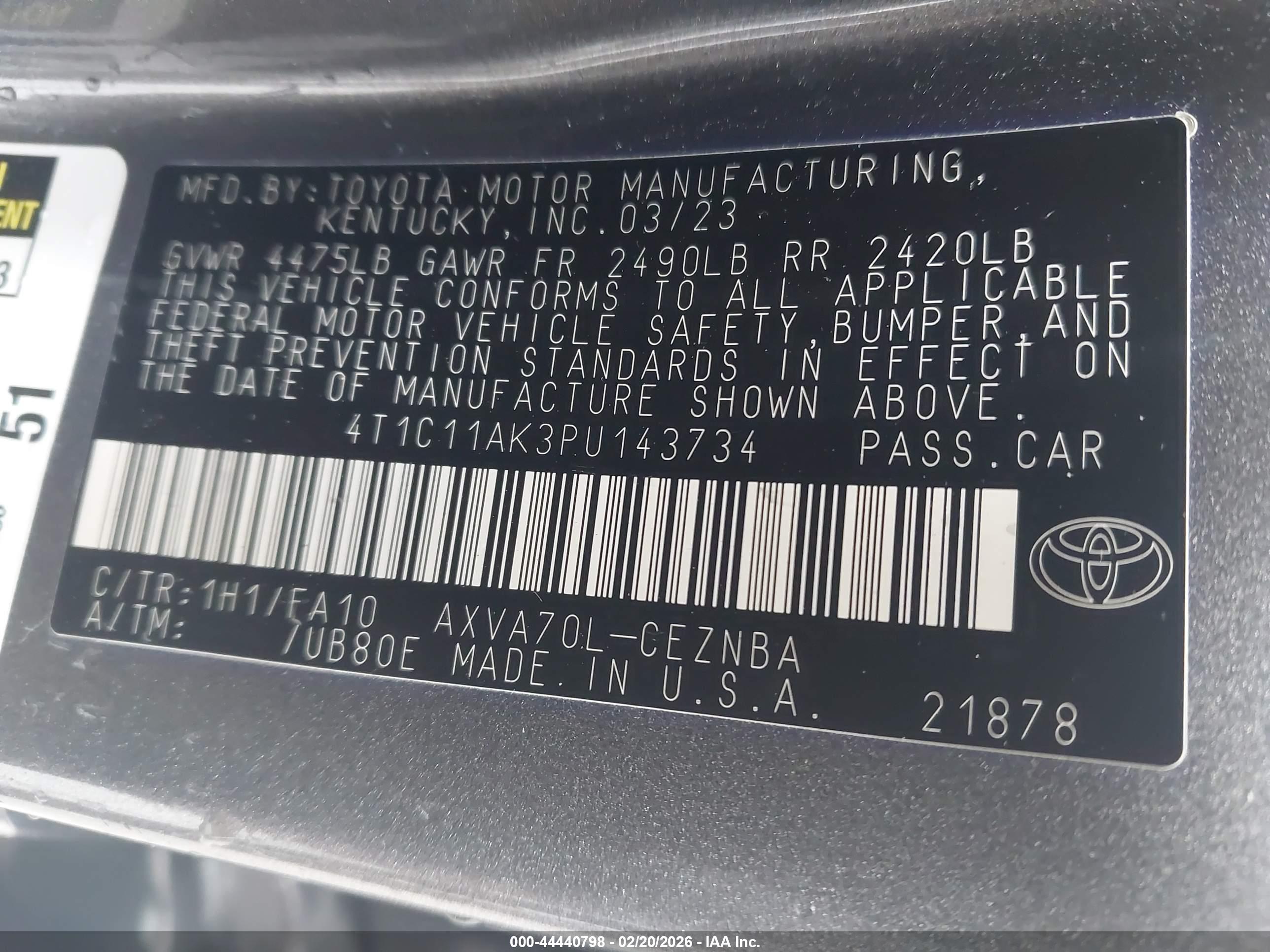 TOYOTA CAMRY image 9