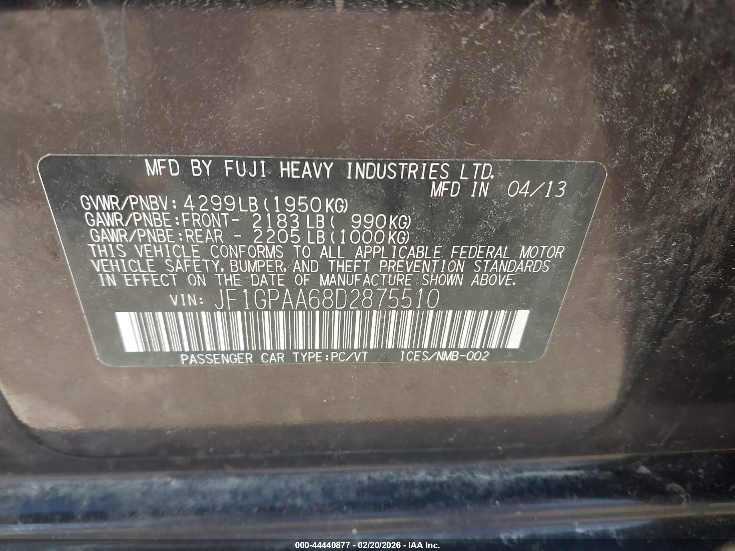 SUBARU IMPREZA image 9