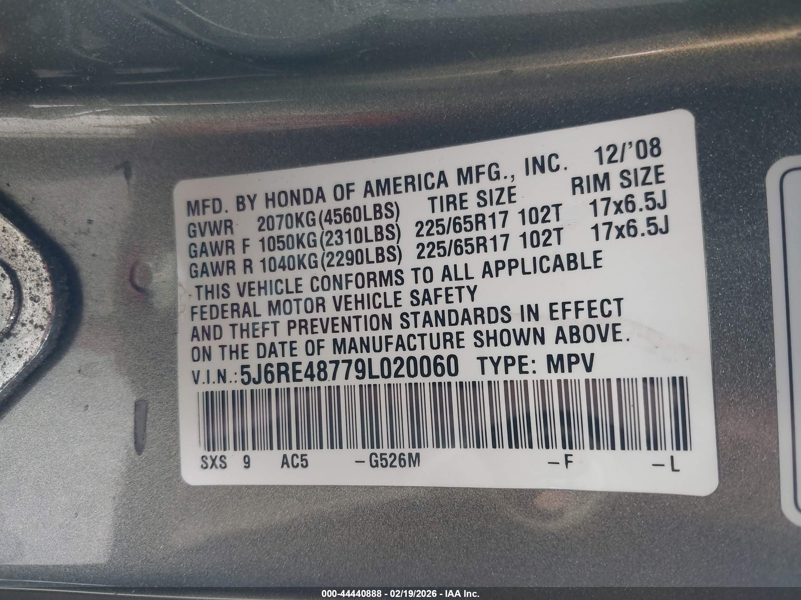 HONDA CR-V image 9