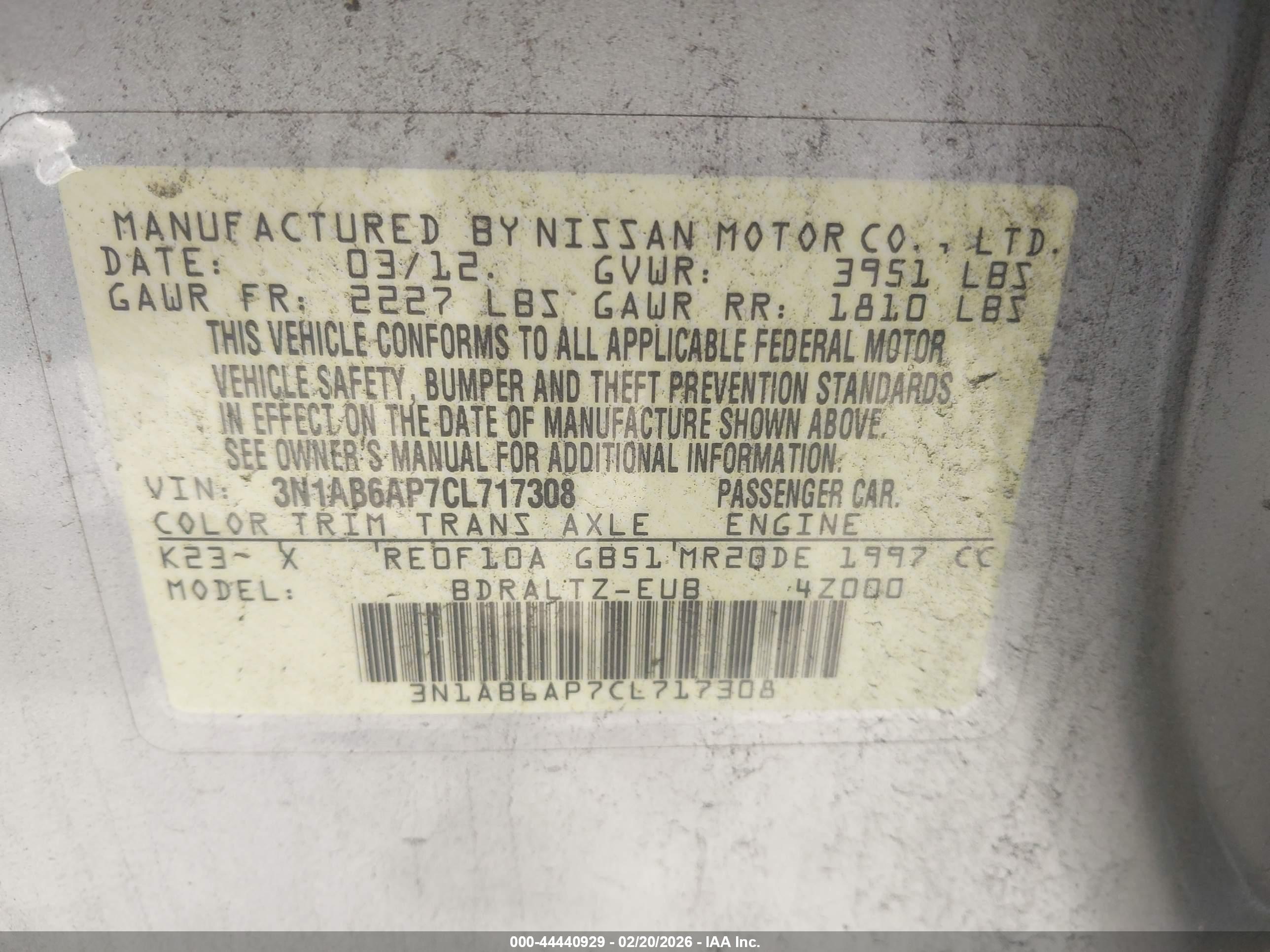 NISSAN SENTRA image 9