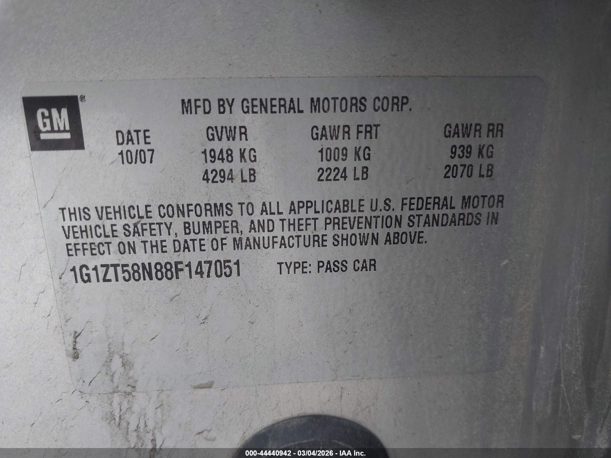 CHEVROLET MALIBU image 9