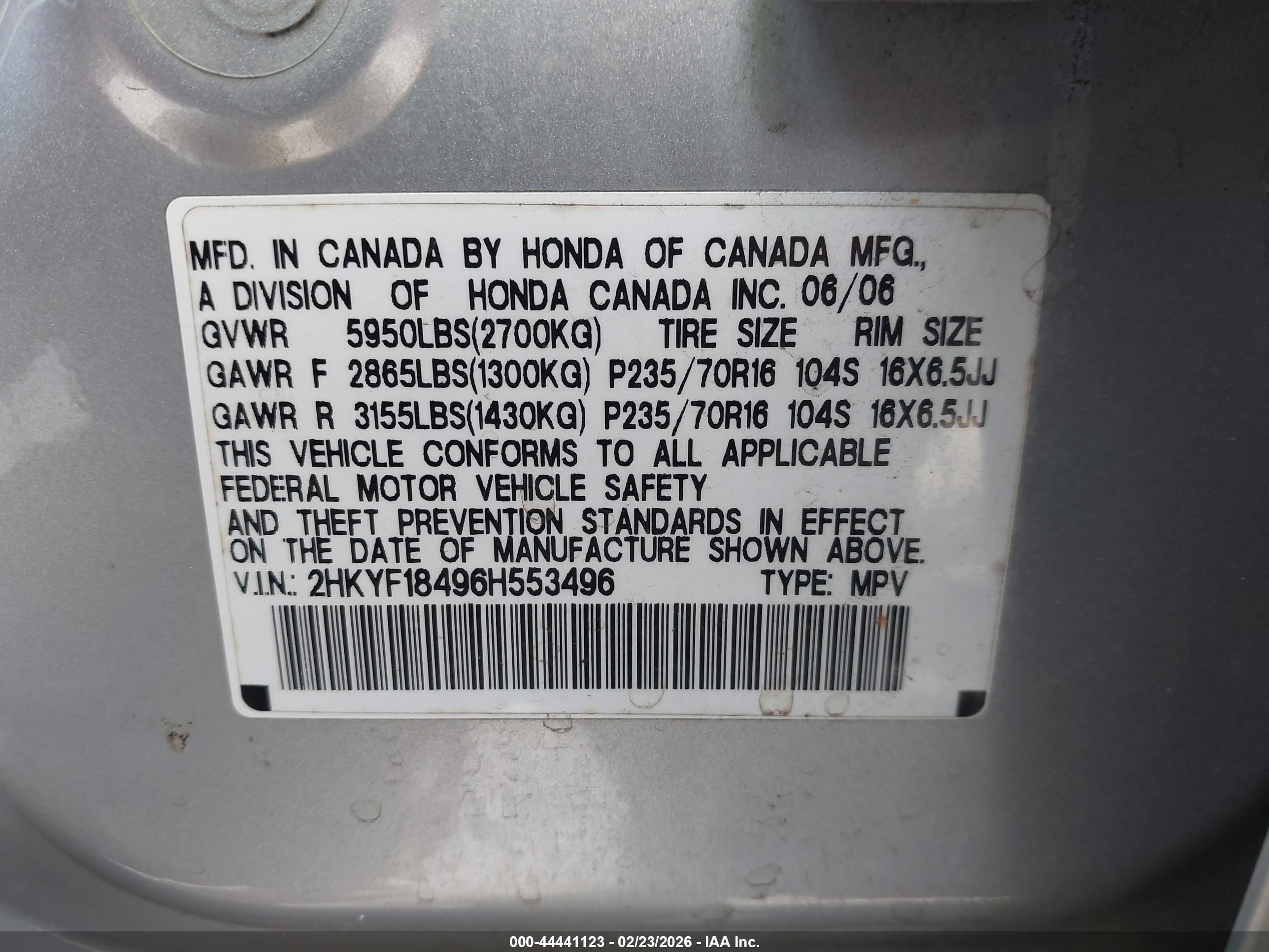 HONDA PILOT image 9