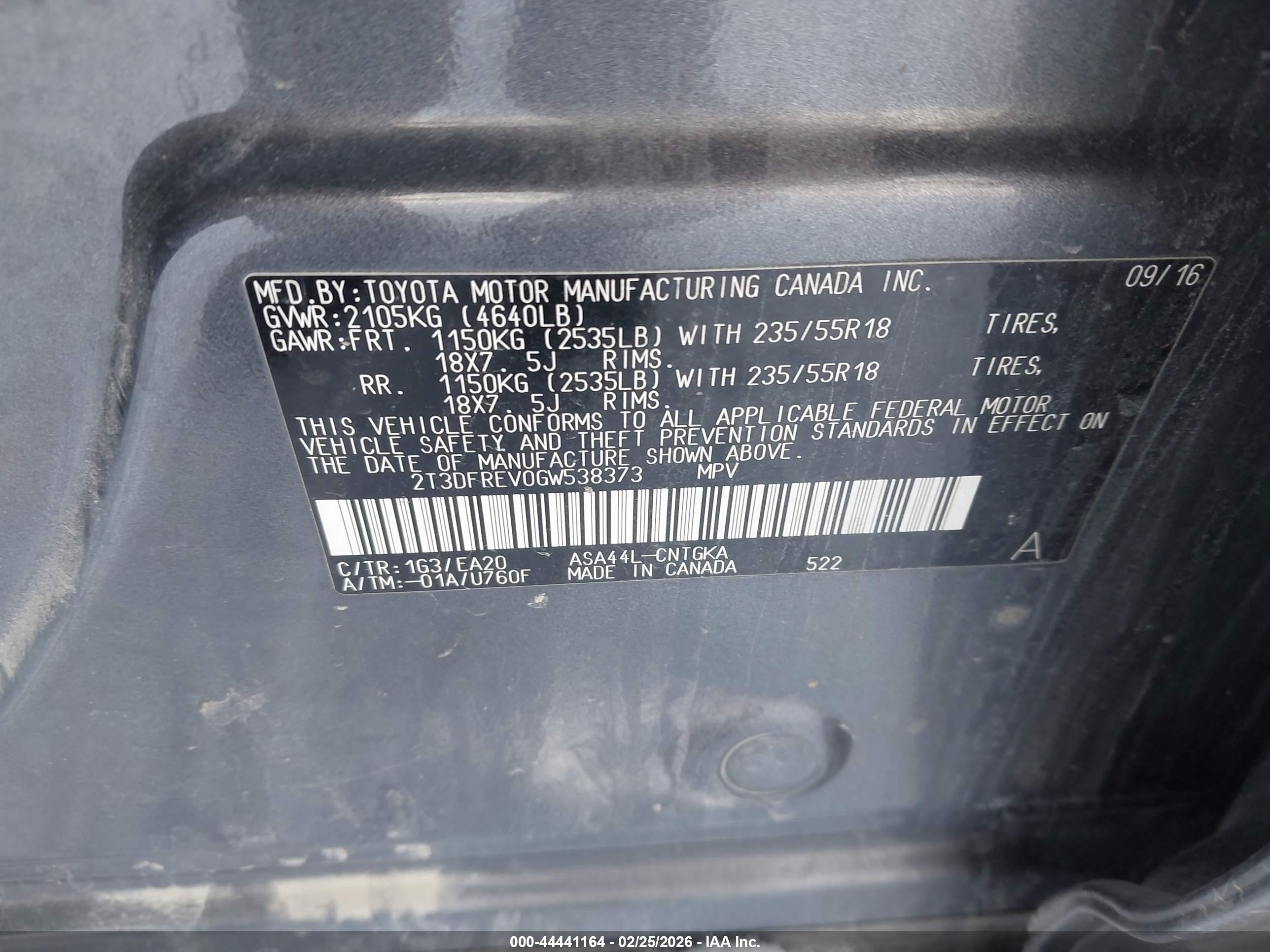 TOYOTA RAV4 image 9