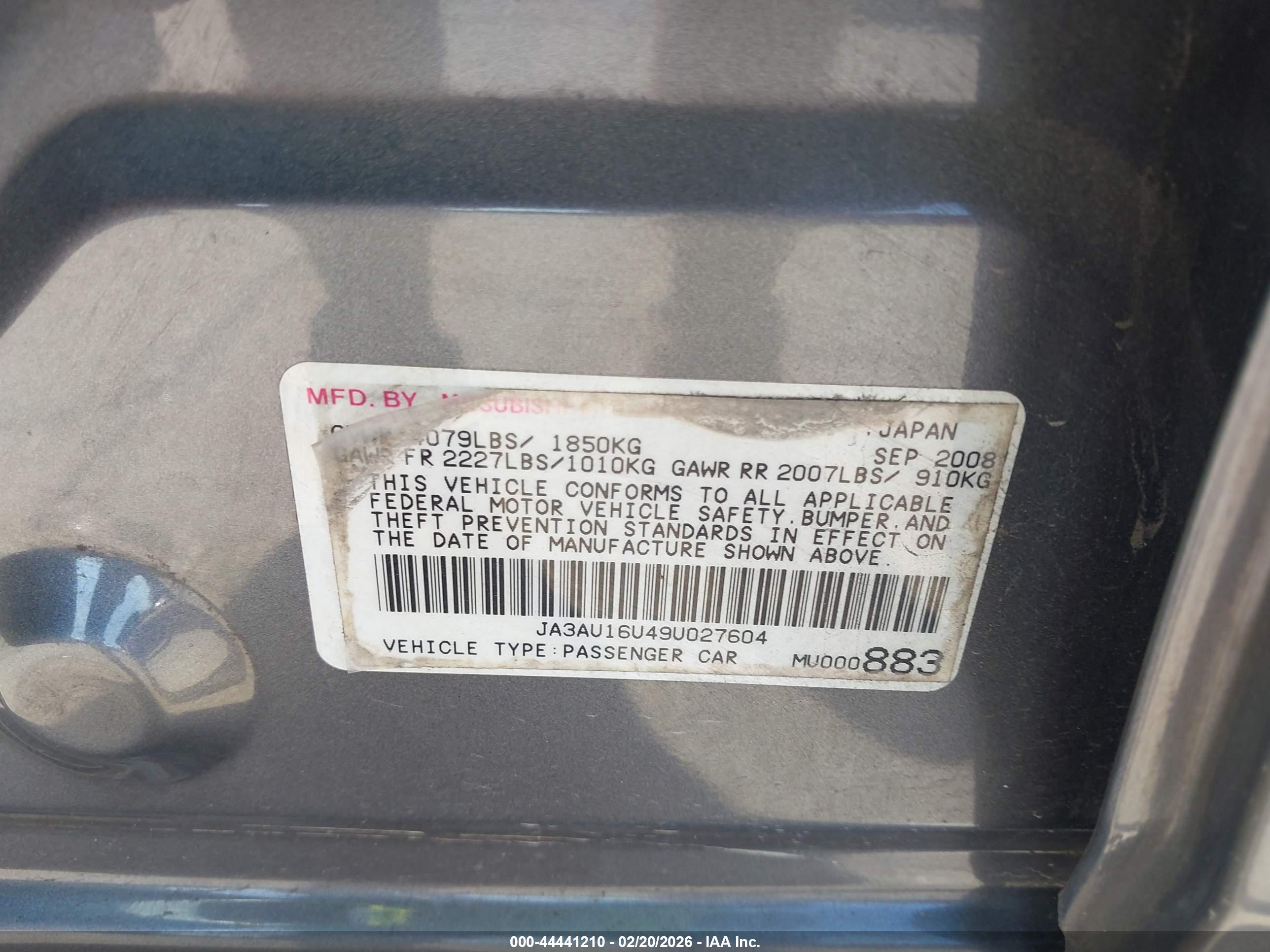 MITSUBISHI LANCER image 9