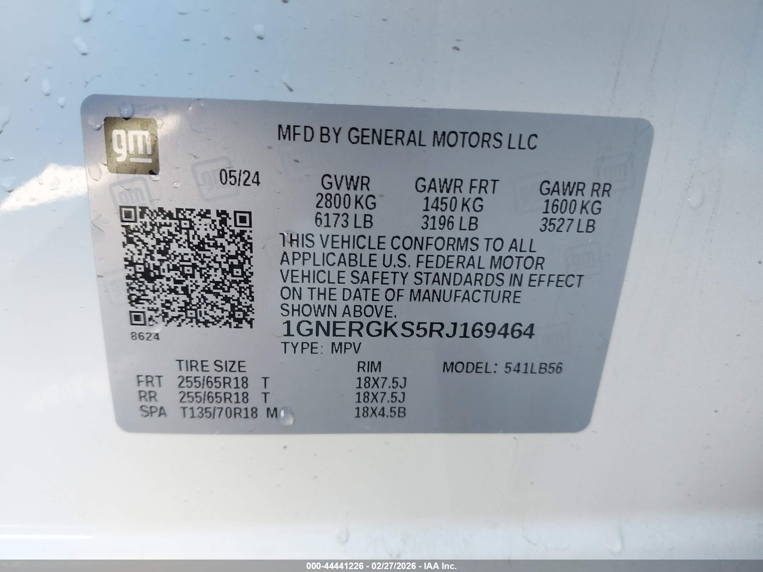 CHEVROLET TRAVERSE image 9