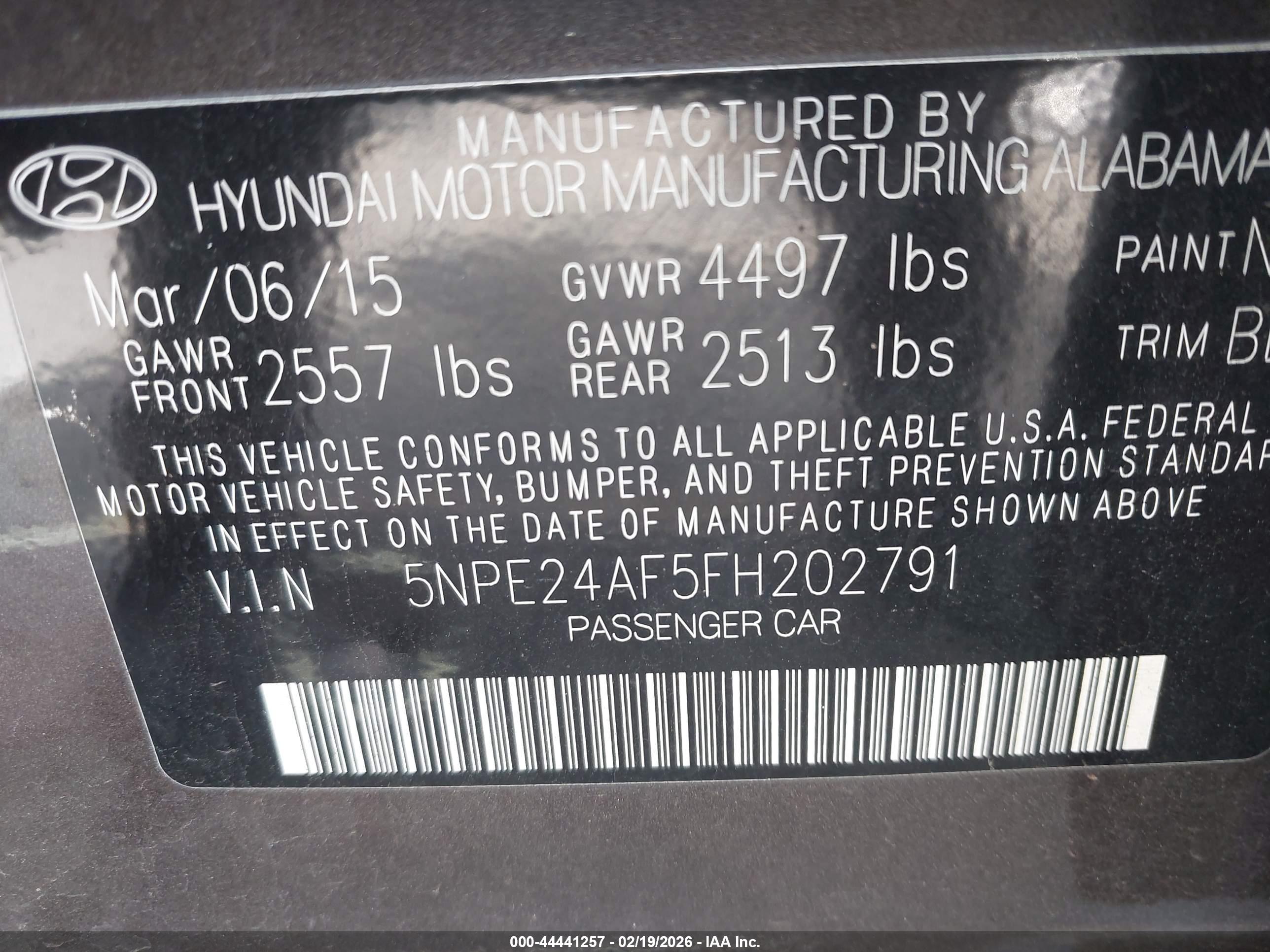 HYUNDAI SONATA image 9