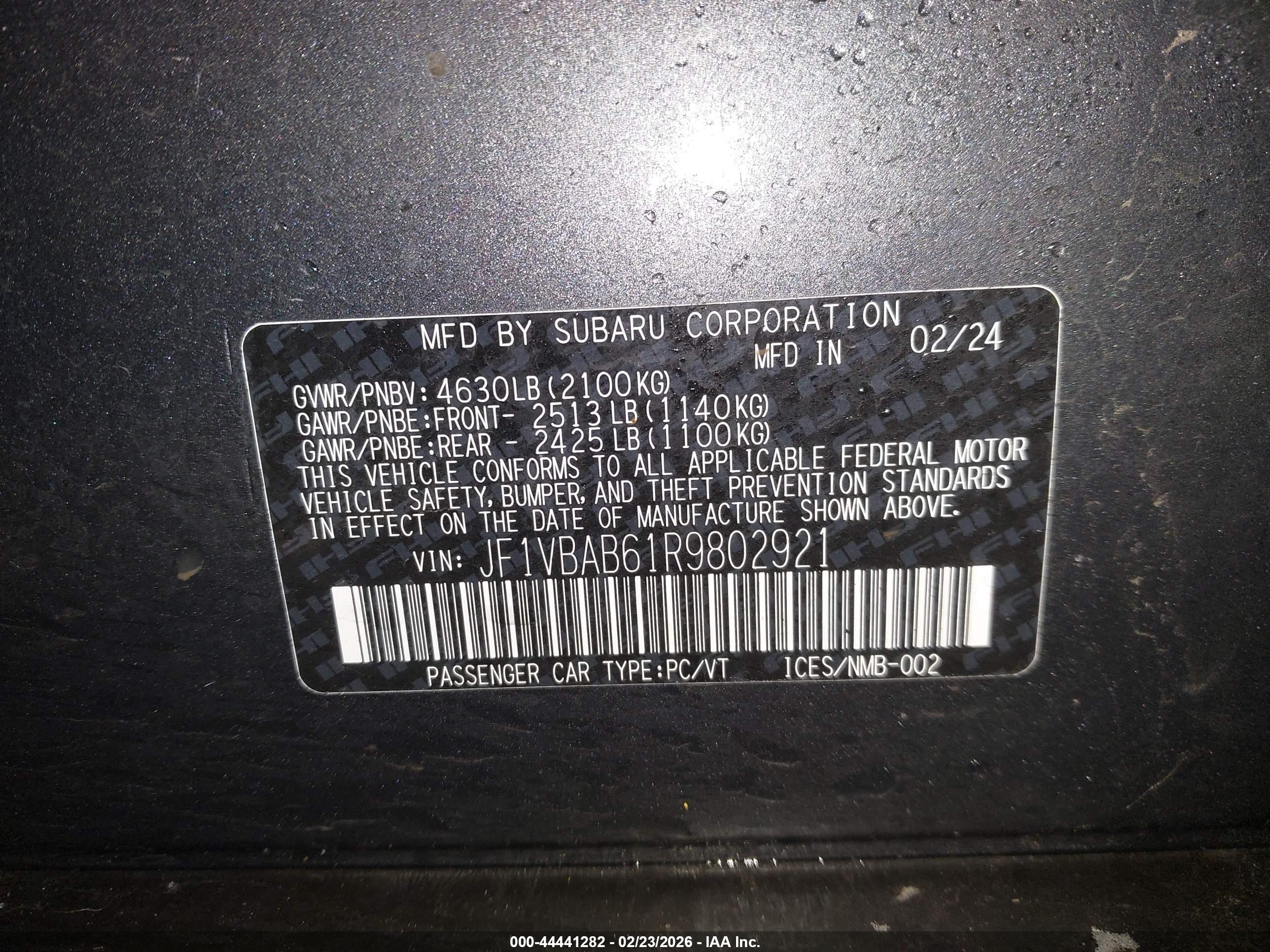 SUBARU WRX image 9