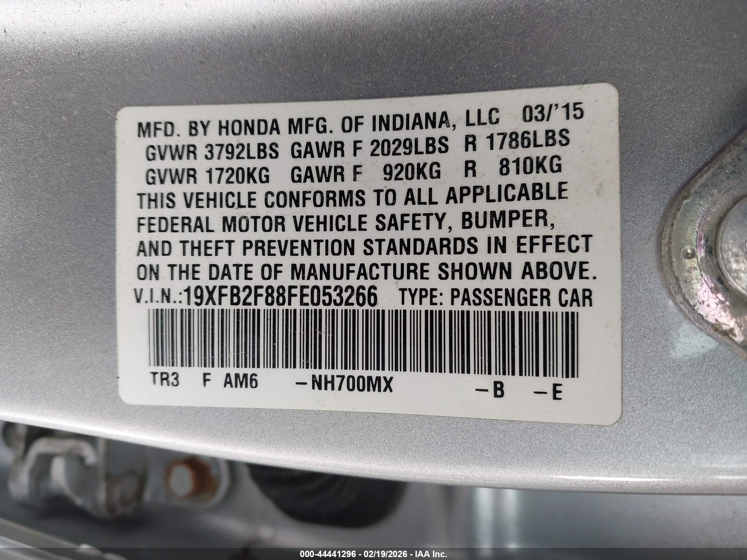 HONDA CIVIC image 9