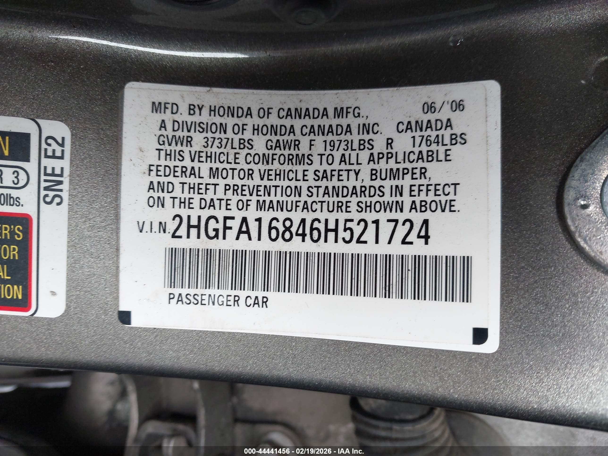 HONDA CIVIC image 9