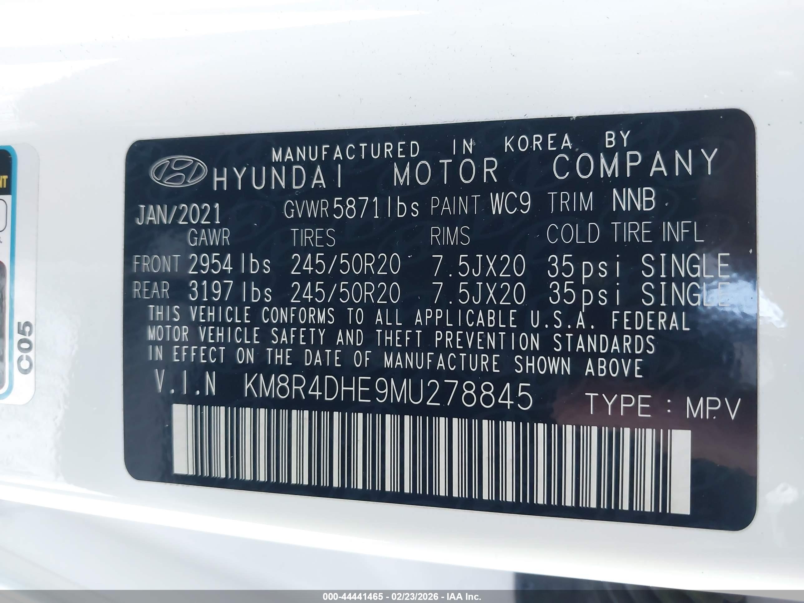HYUNDAI PALISADE image 9