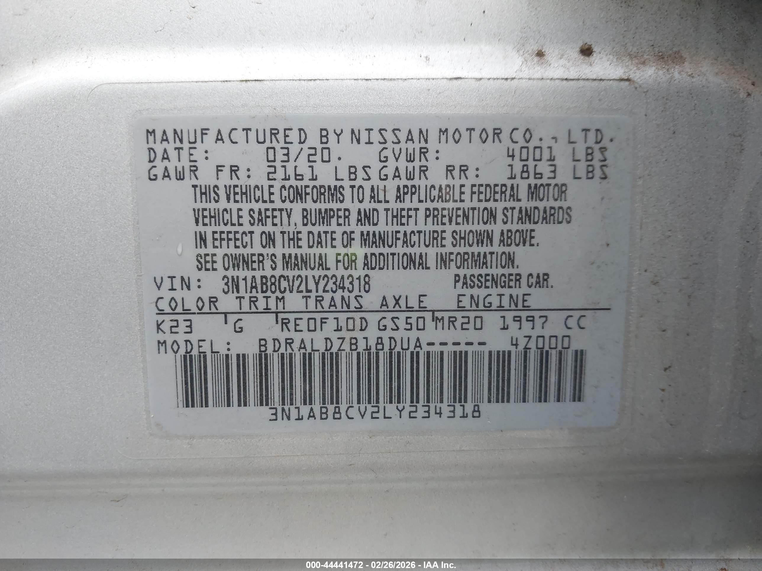 NISSAN SENTRA image 9