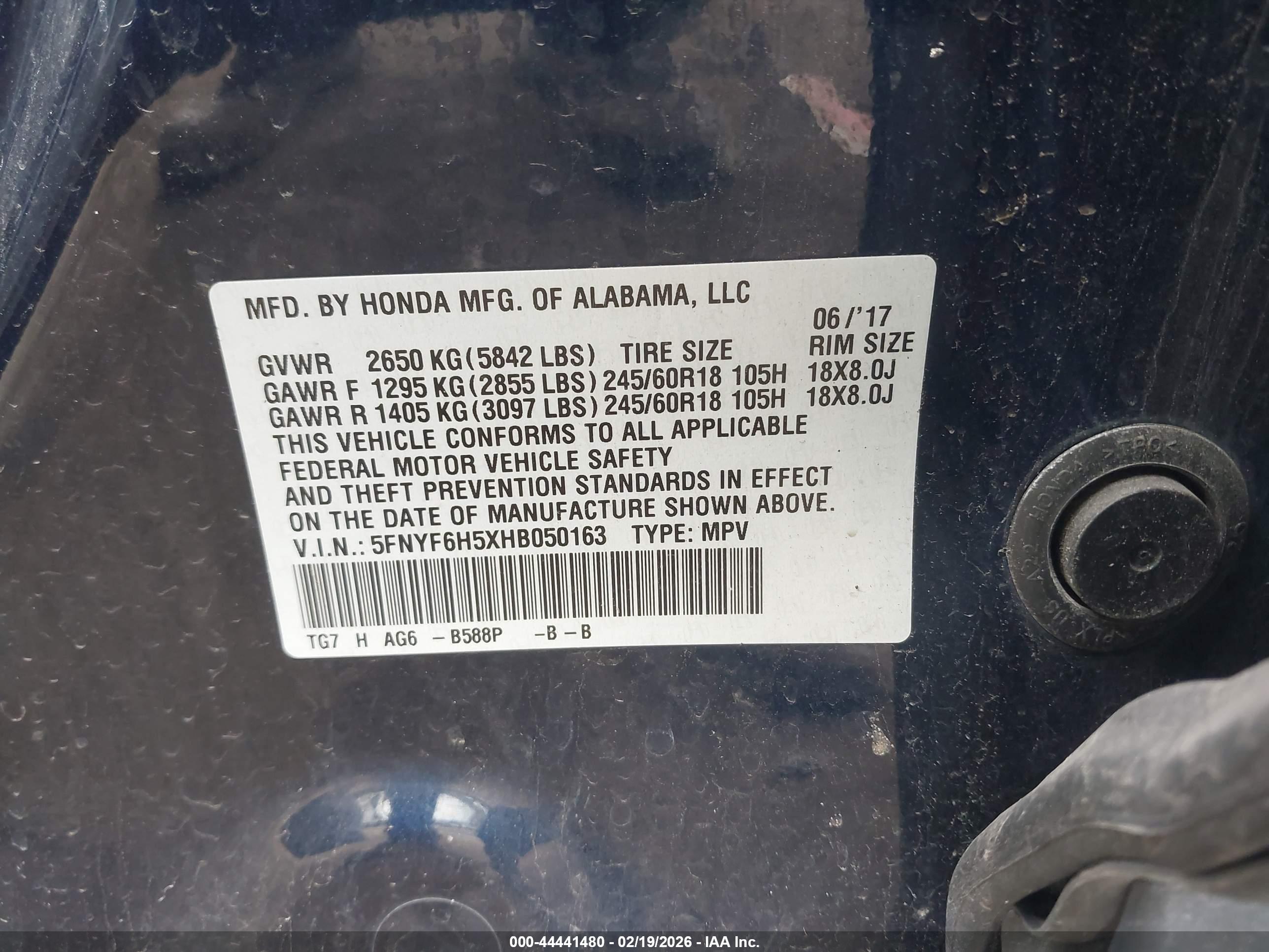 HONDA PILOT image 9