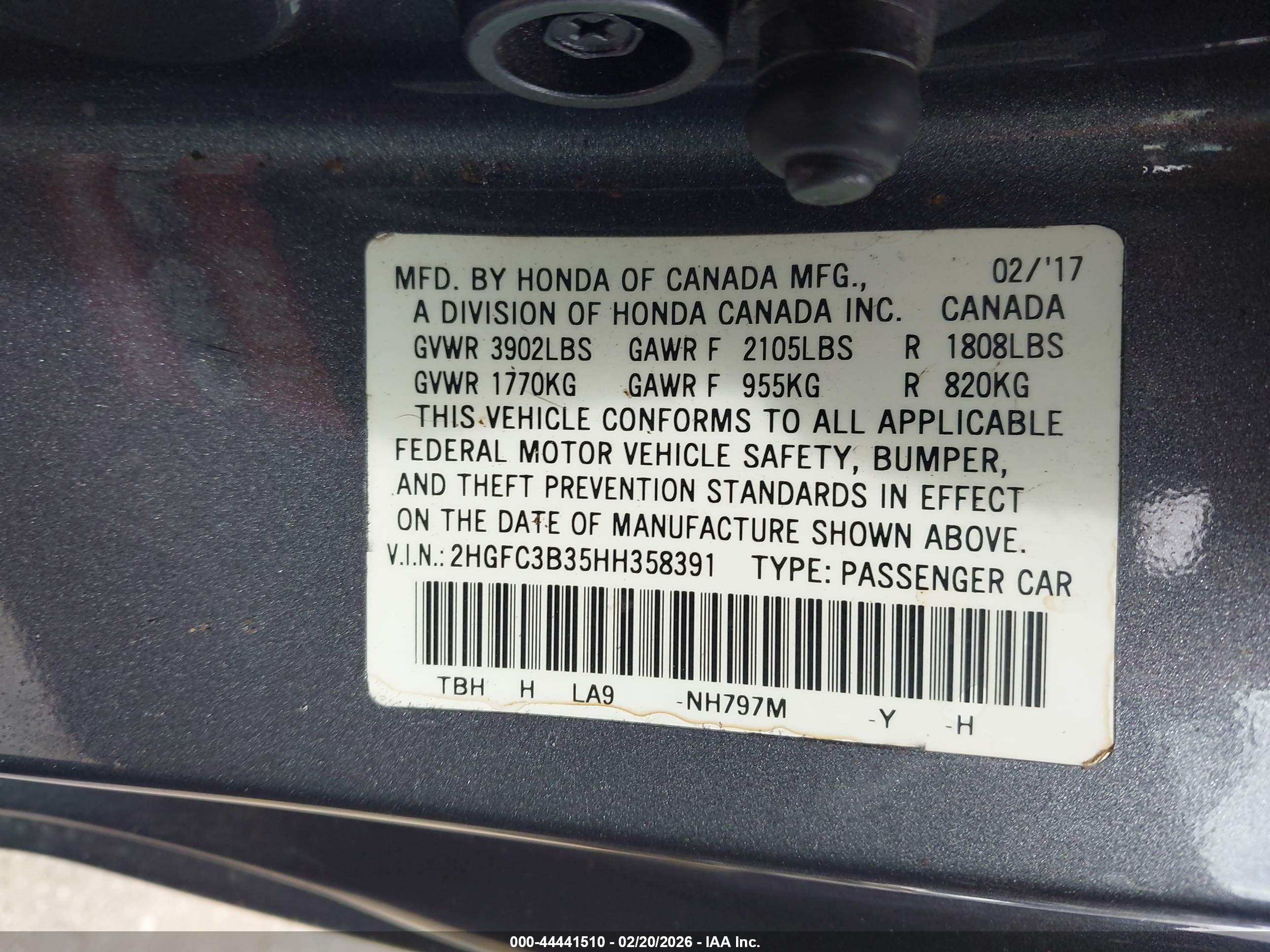 HONDA CIVIC image 9
