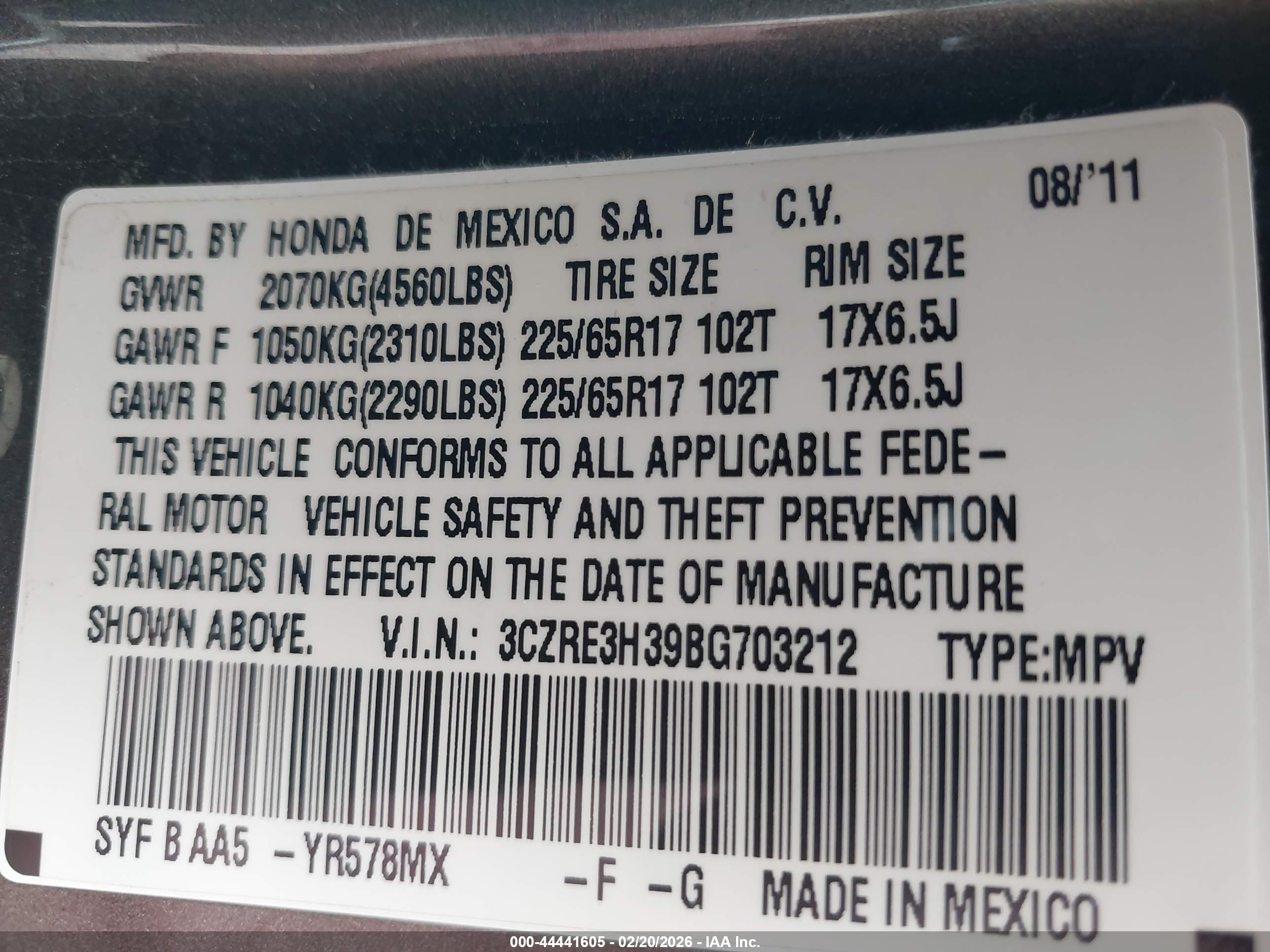 HONDA CR-V image 9
