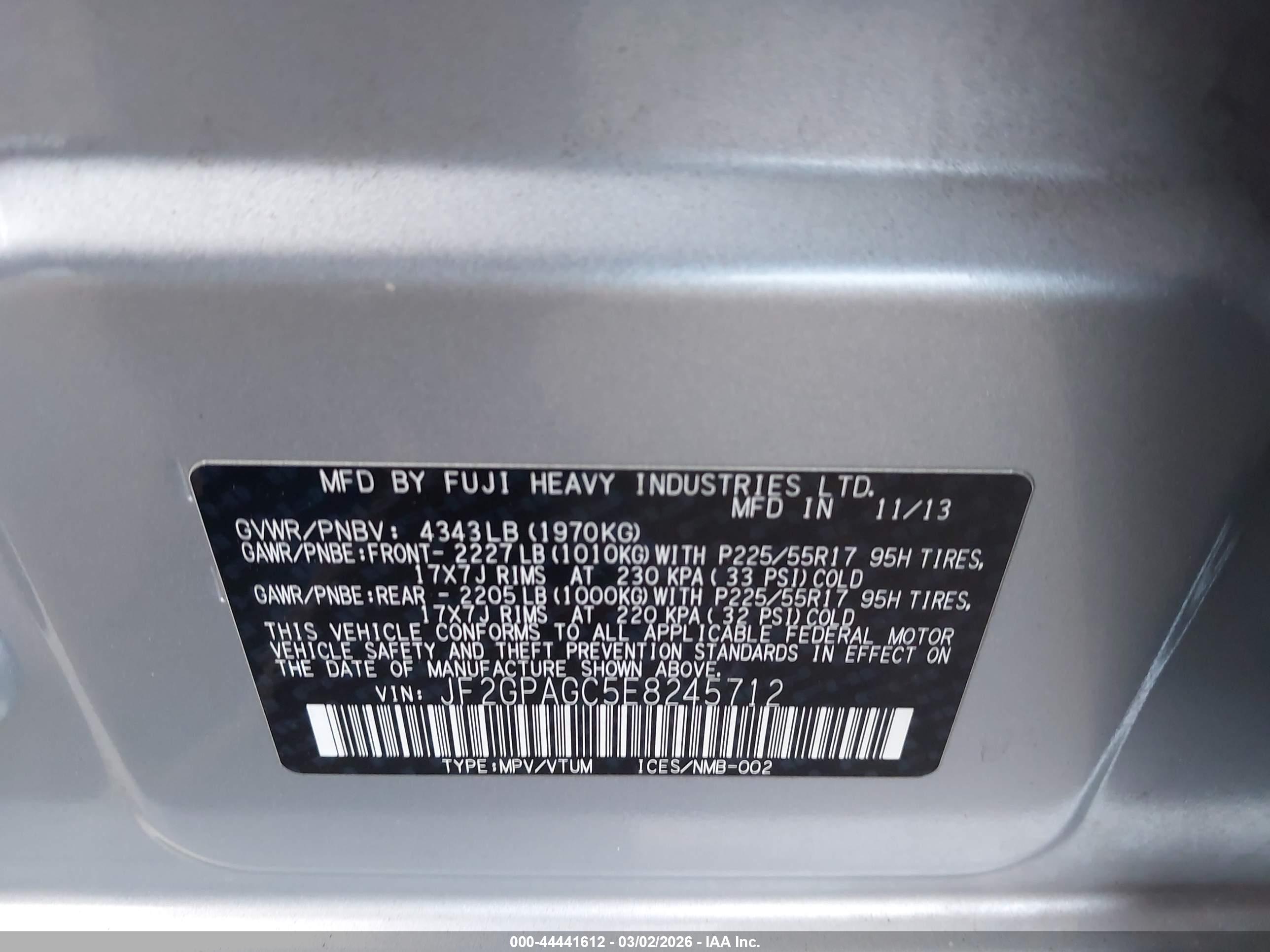 SUBARU XV image 9