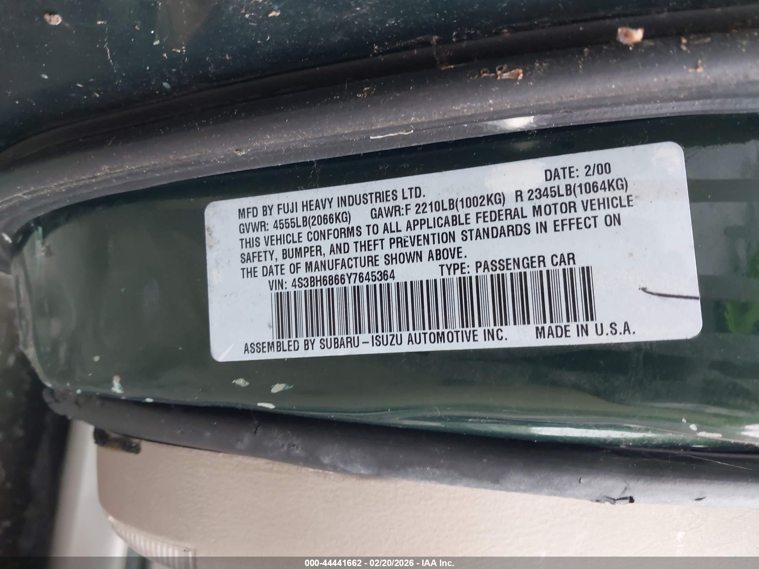SUBARU OUTBACK image 9