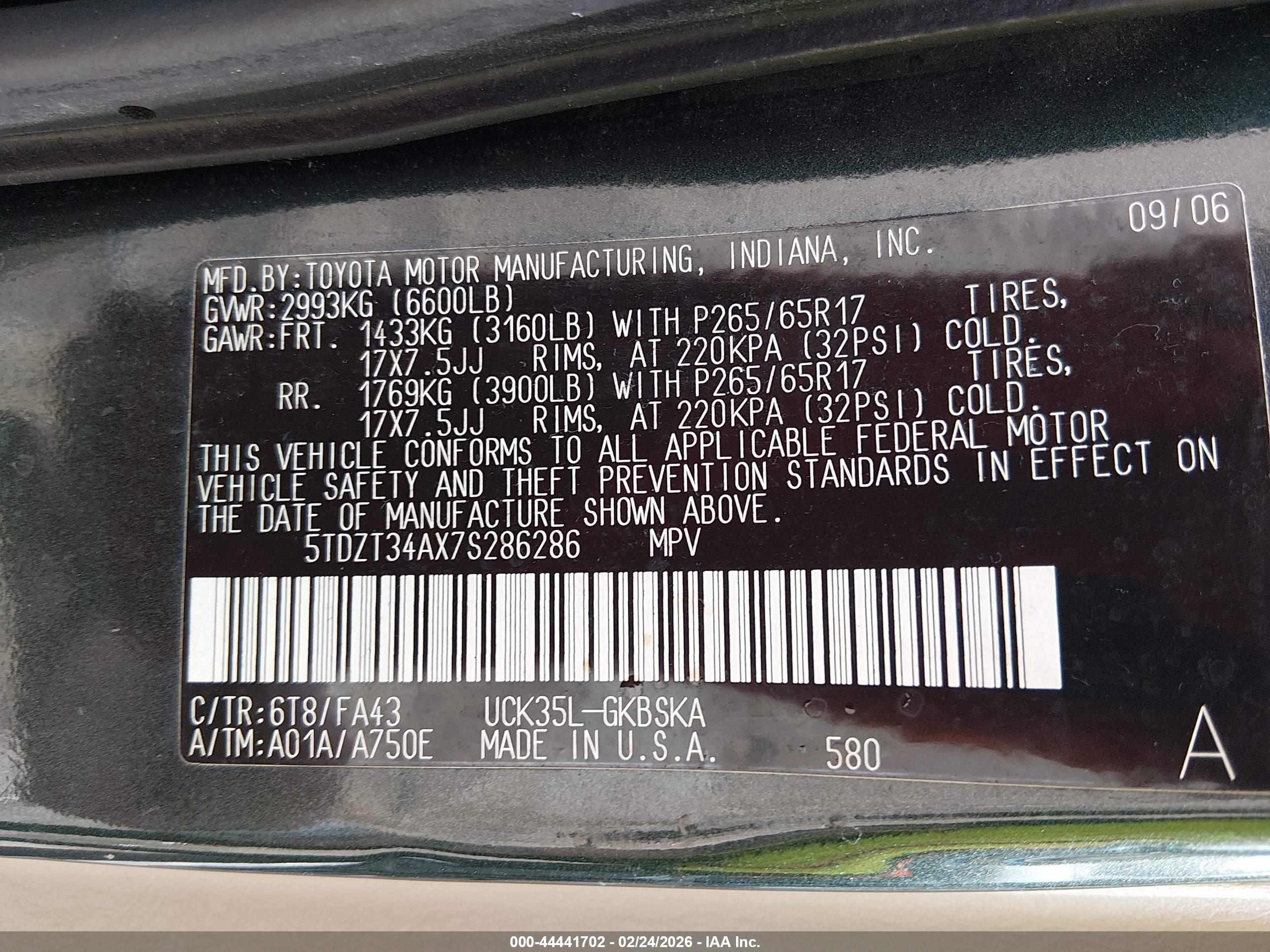 TOYOTA SEQUOIA image 9