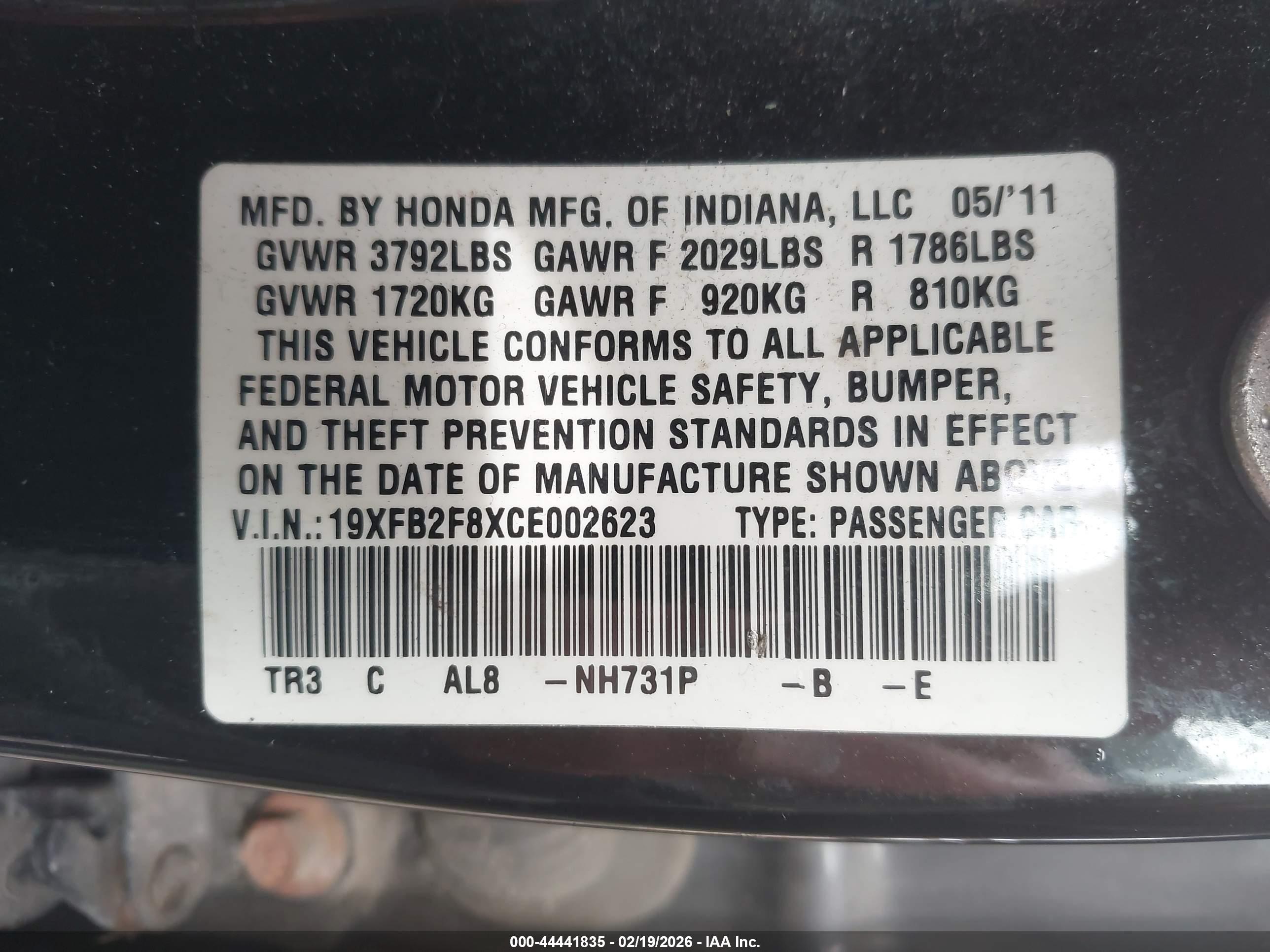HONDA CIVIC image 9