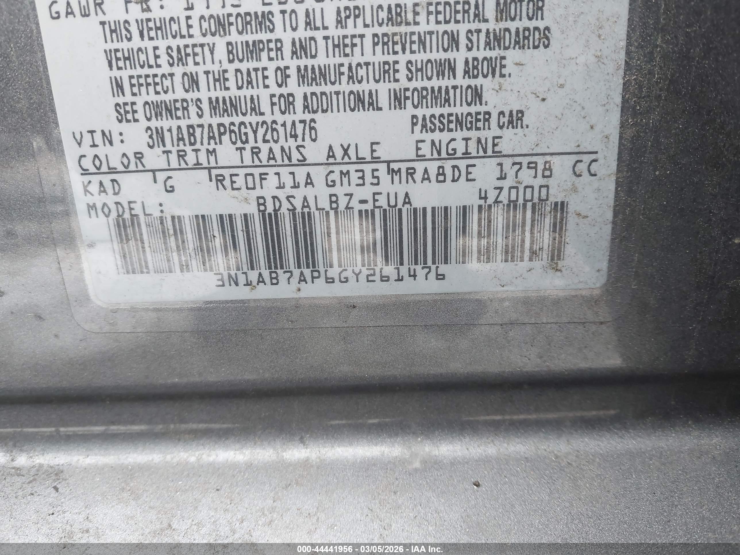 NISSAN SENTRA image 9