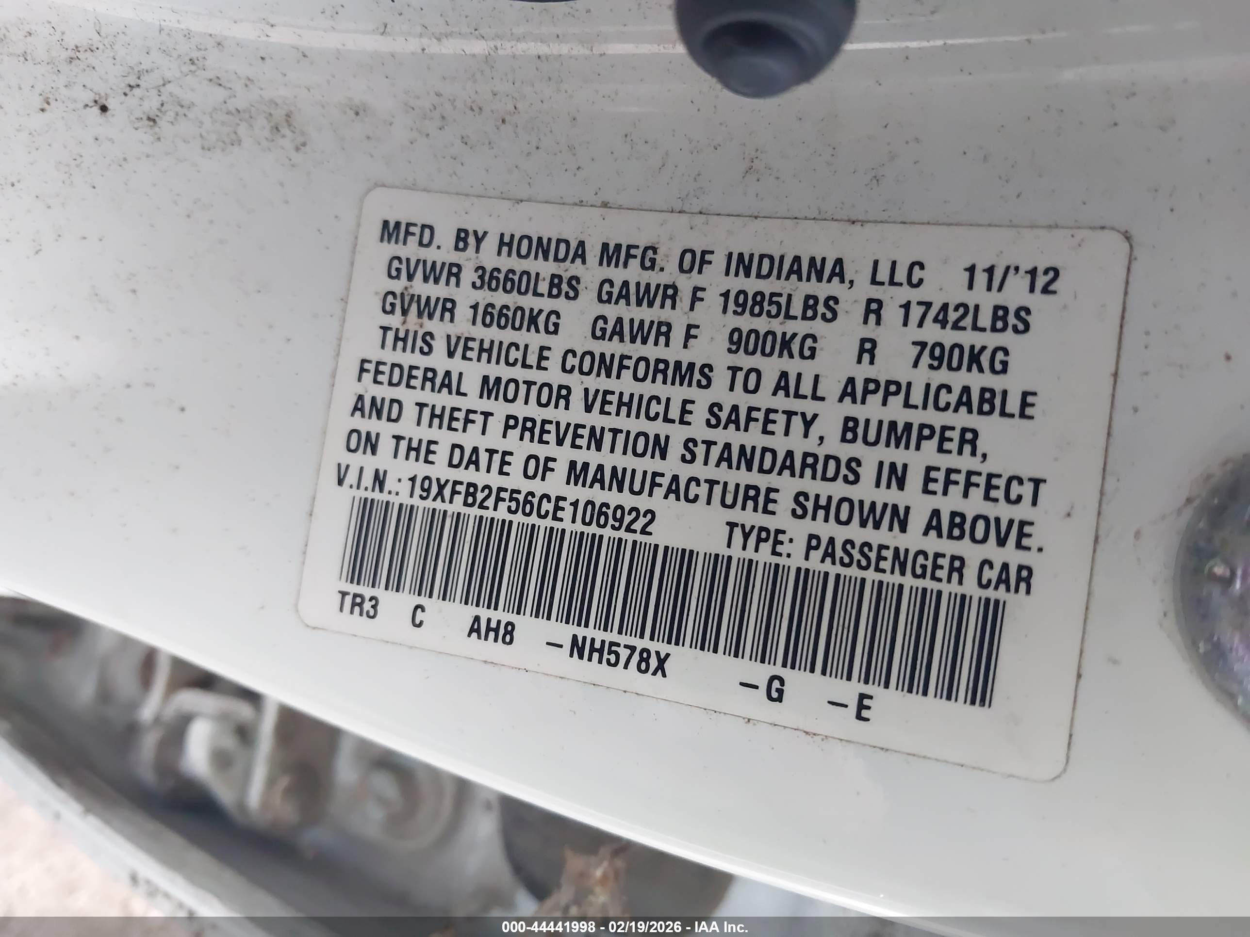 HONDA CIVIC image 9