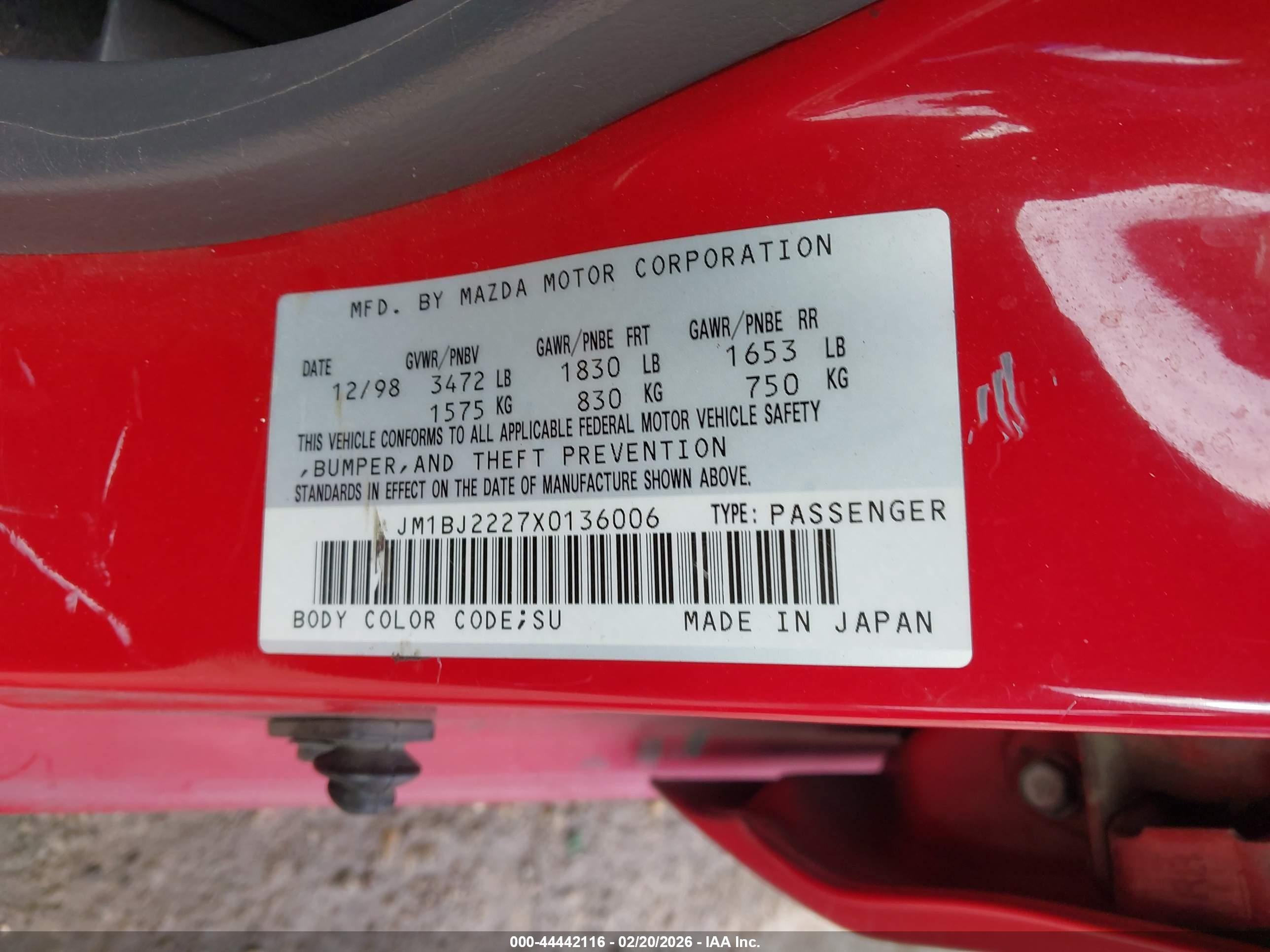 MAZDA PROTEGE image 9
