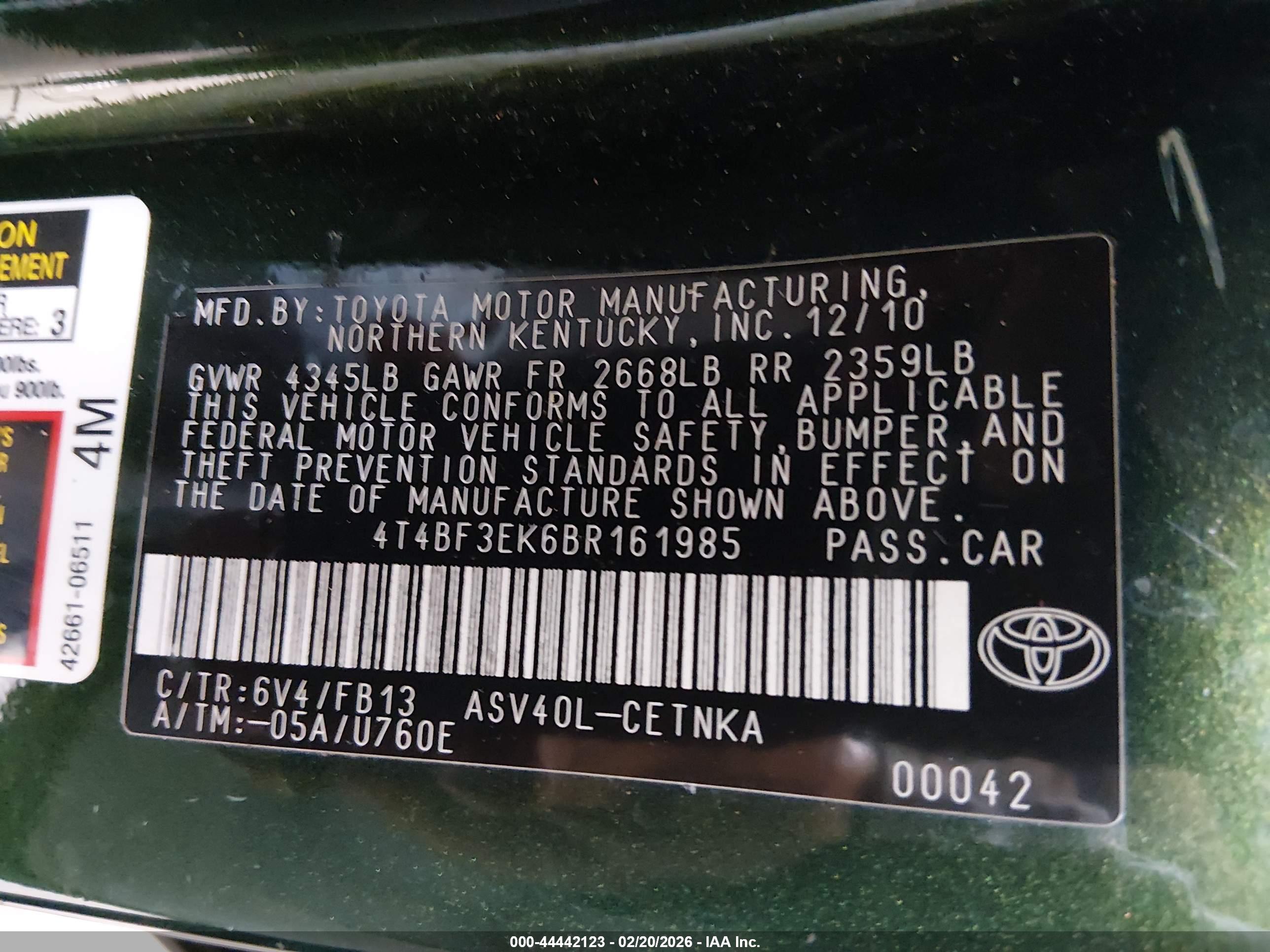 TOYOTA CAMRY image 9