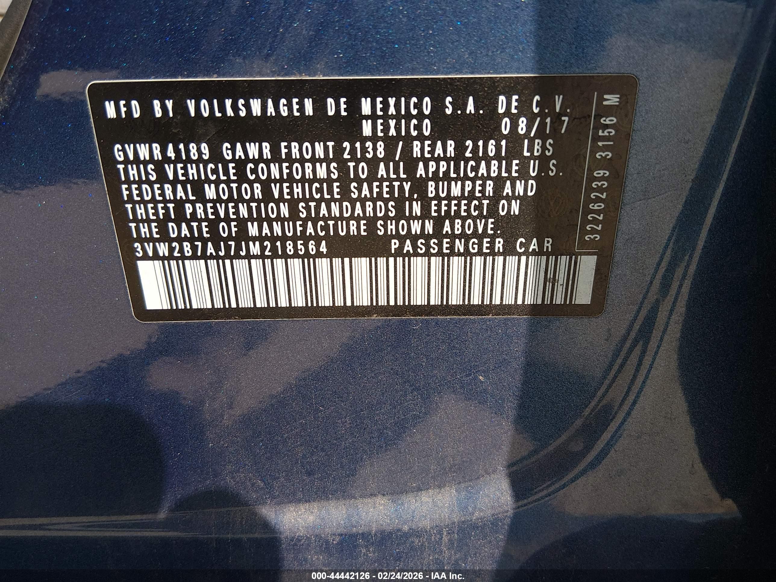 VOLKSWAGEN JETTA image 9