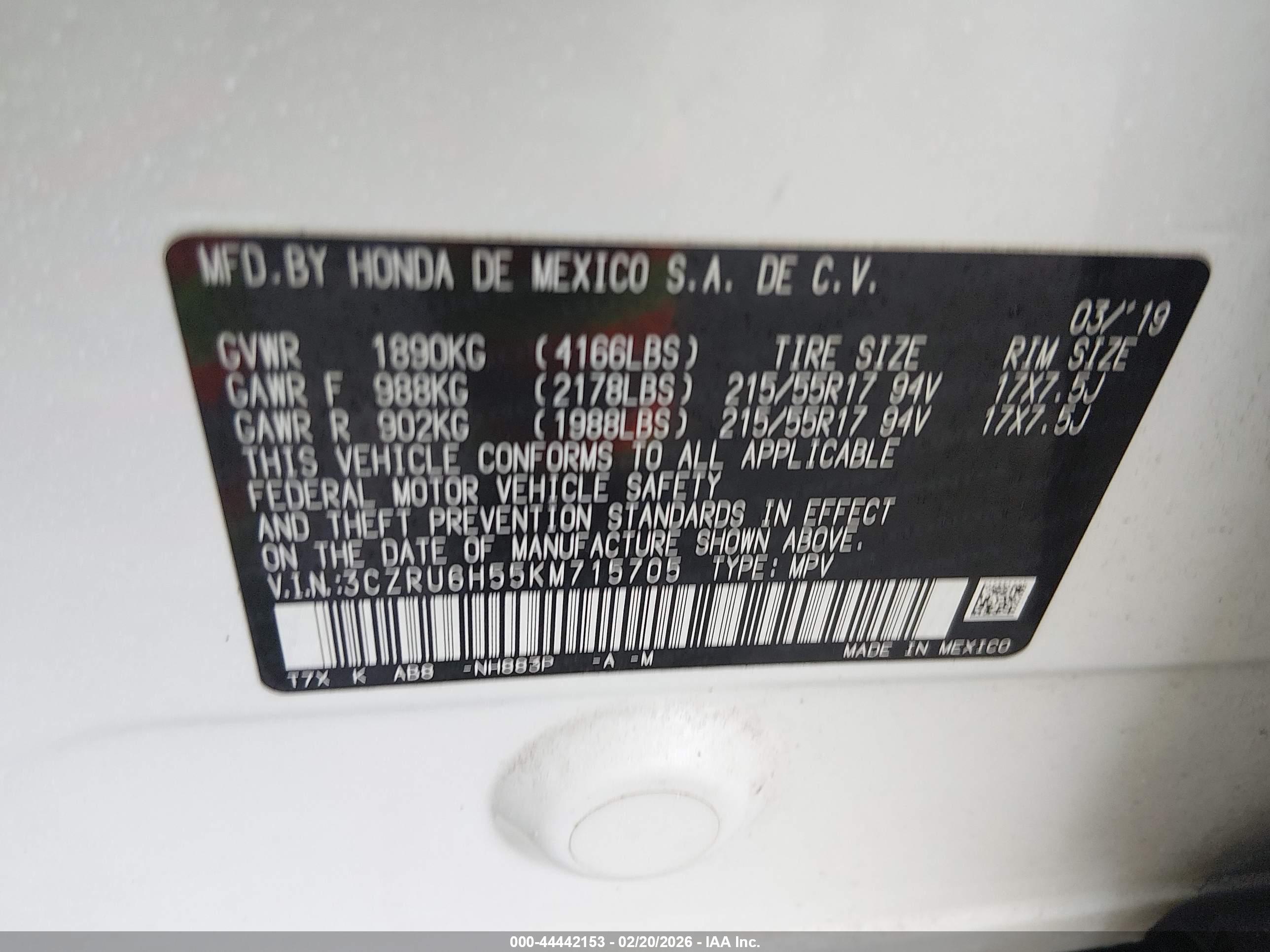 HONDA HR-V image 9