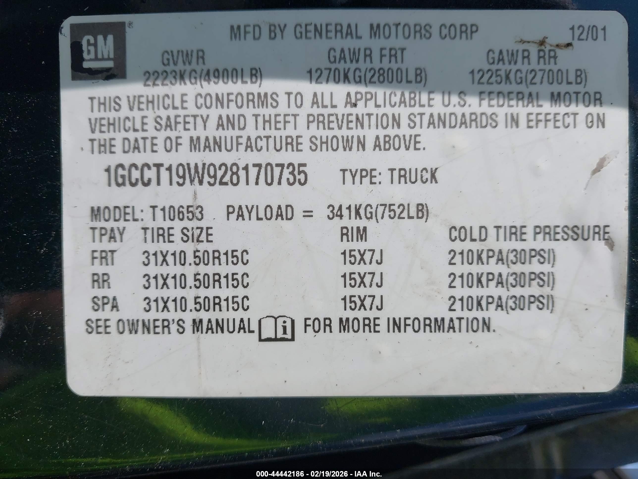 CHEVROLET S-10 image 9