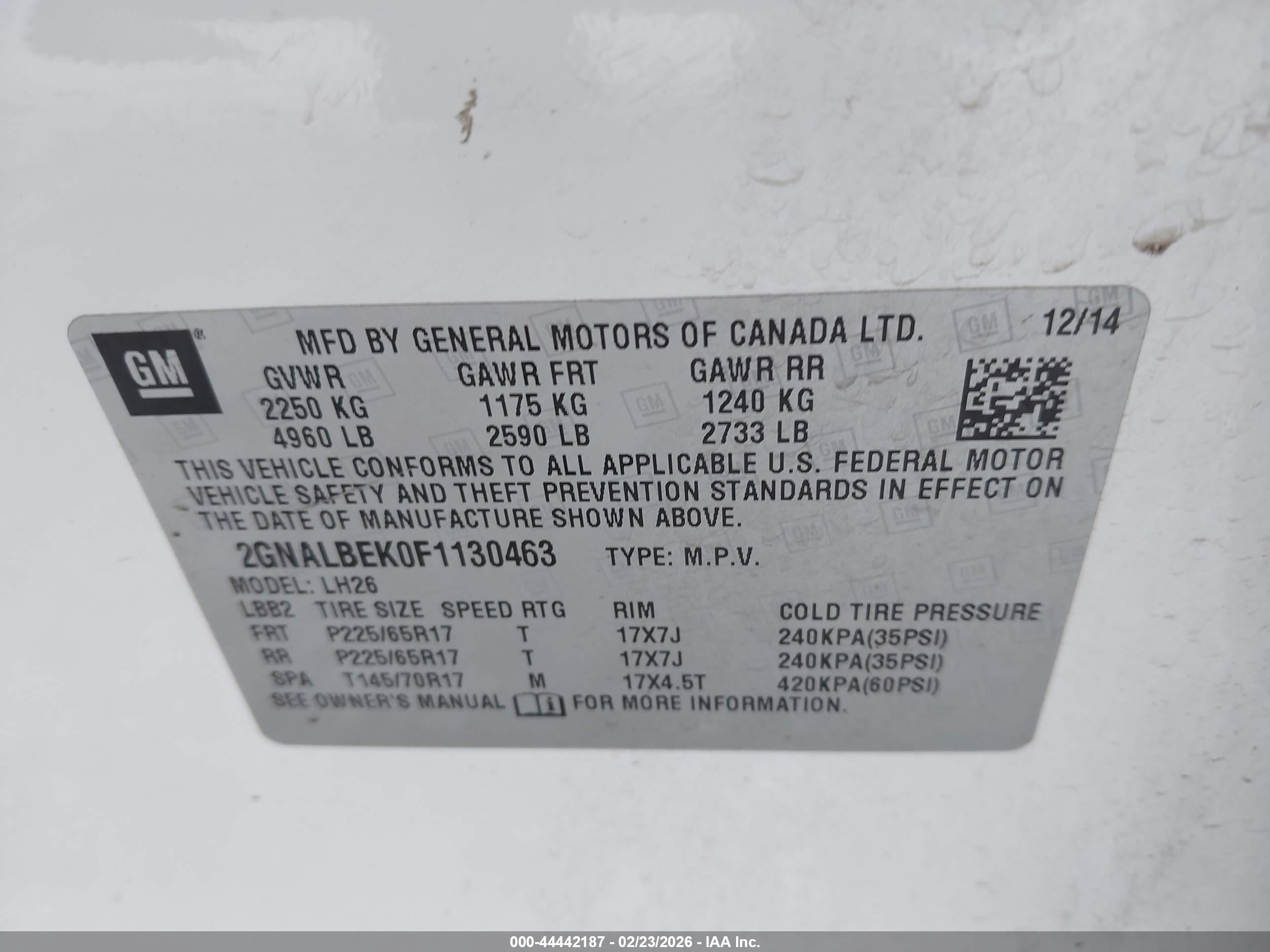 CHEVROLET EQUINOX image 9