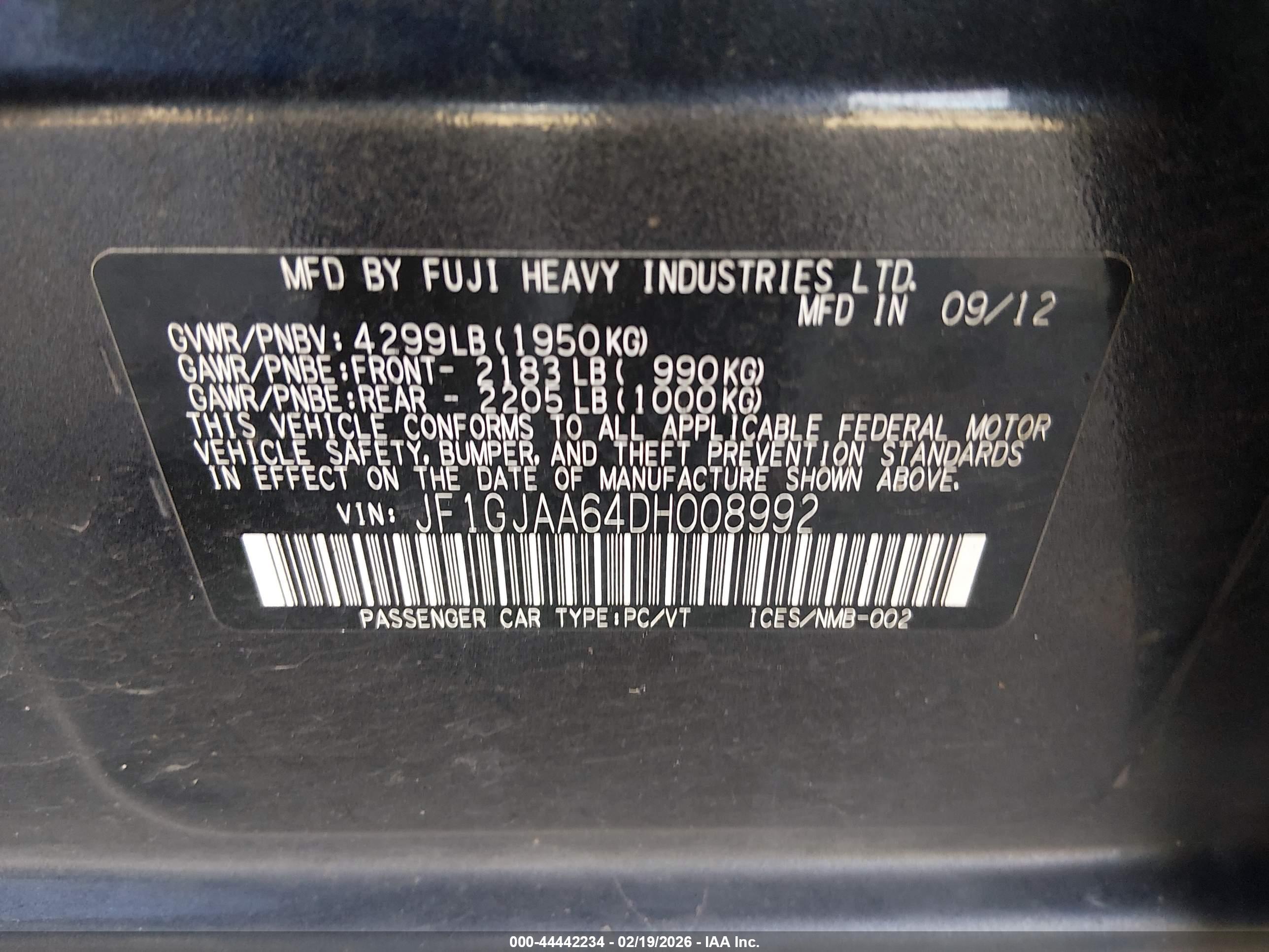 SUBARU IMPREZA image 9