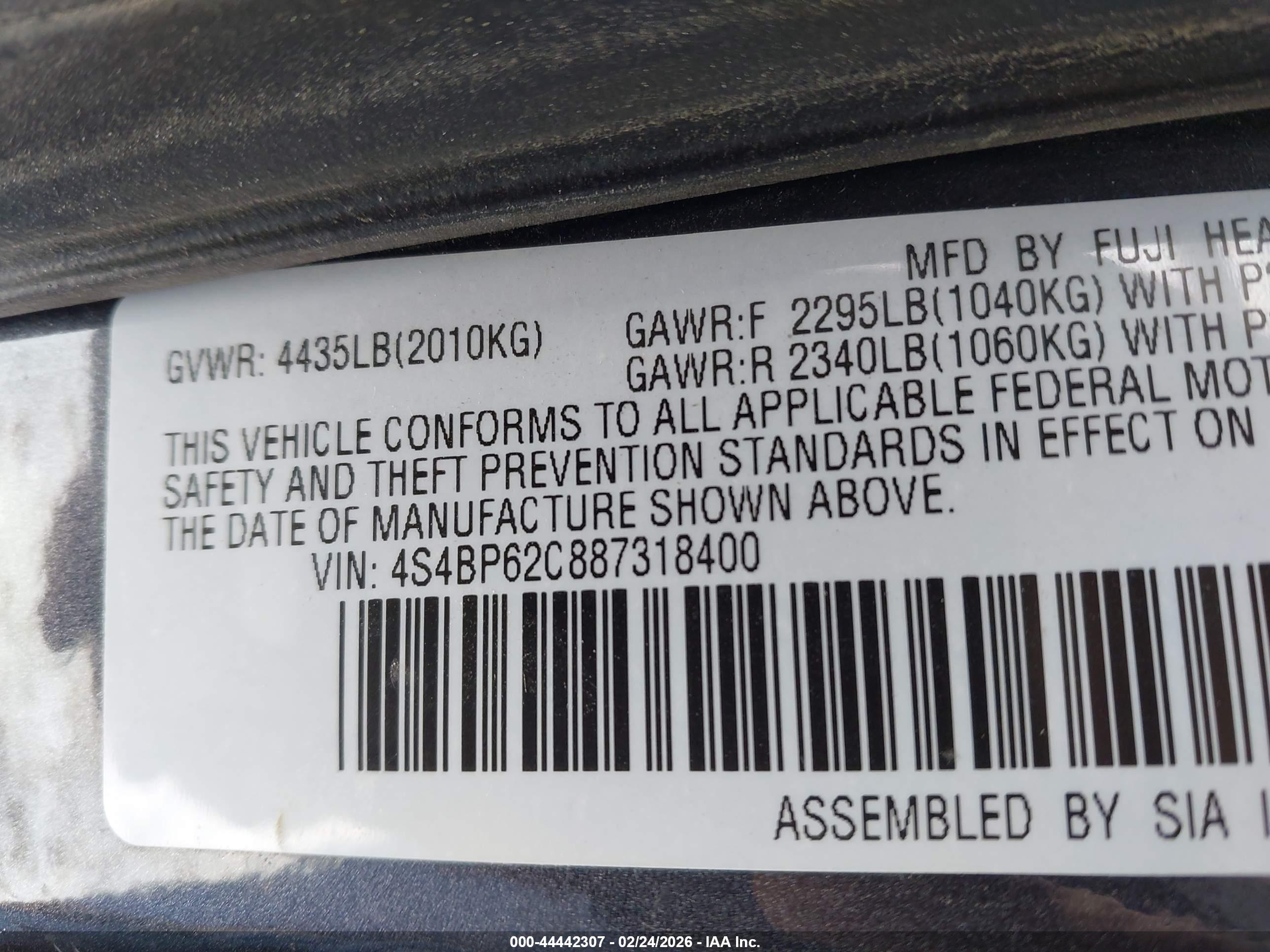 SUBARU OUTBACK image 9