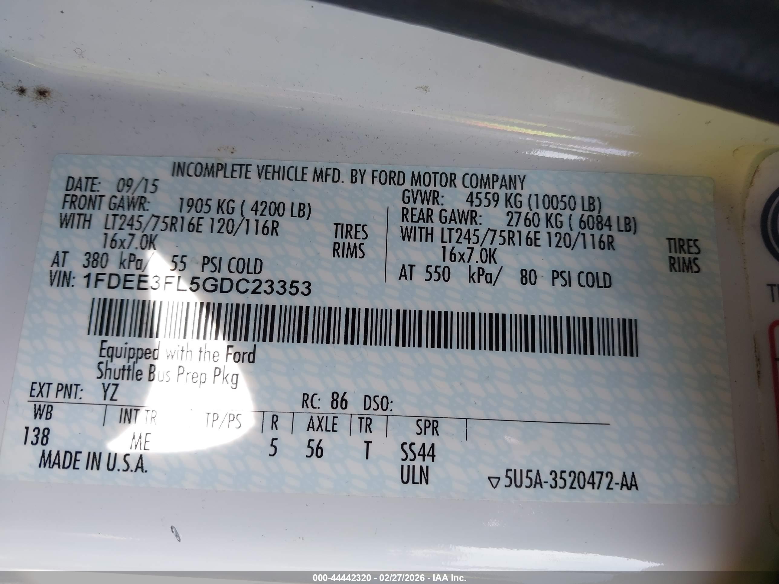 FORD E-350 image 9