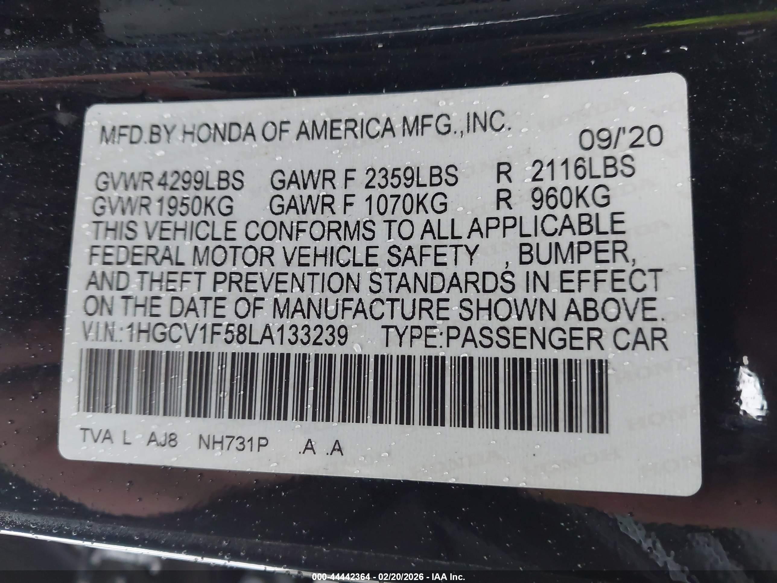 HONDA ACCORD image 9