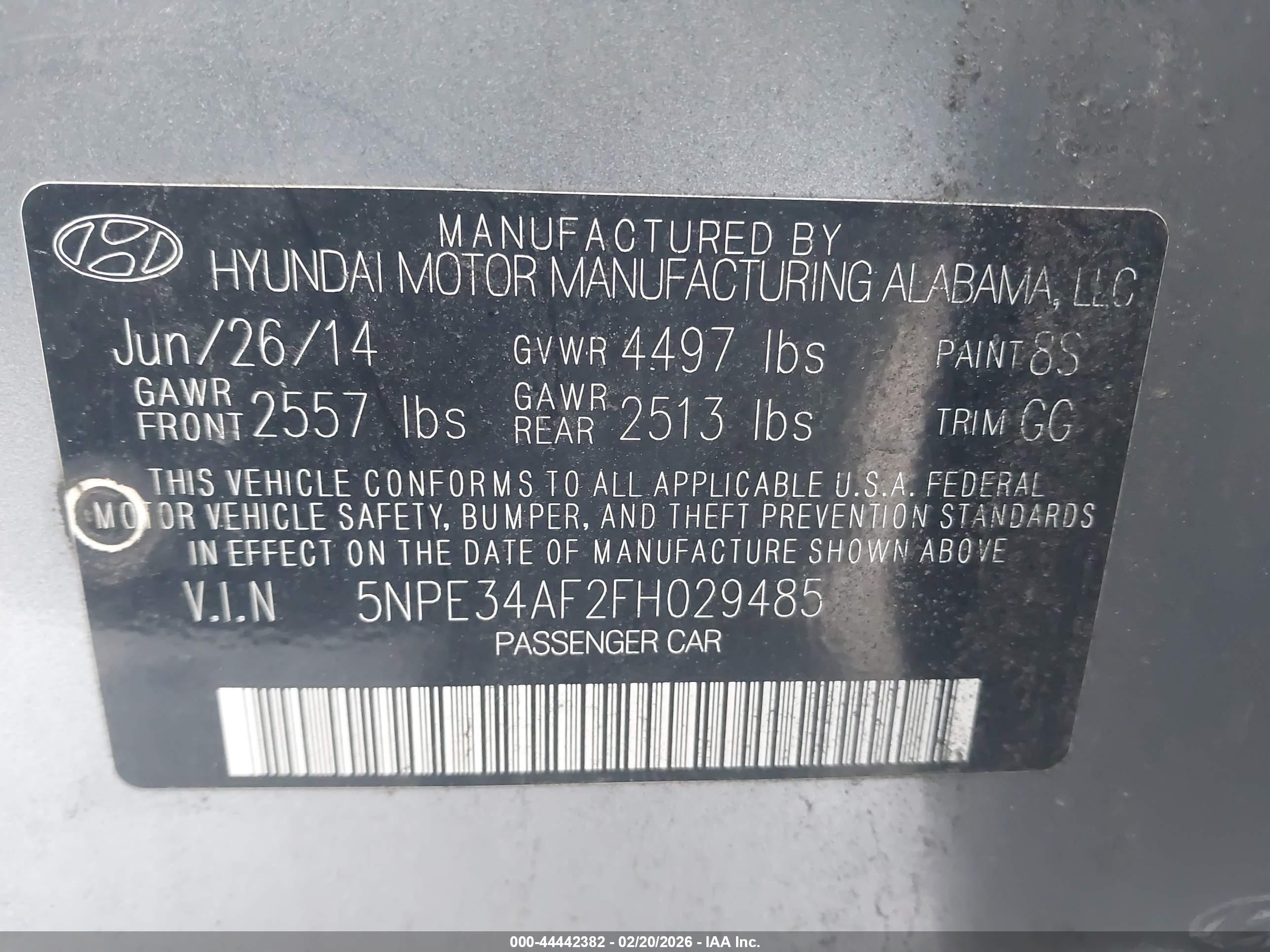HYUNDAI SONATA image 9